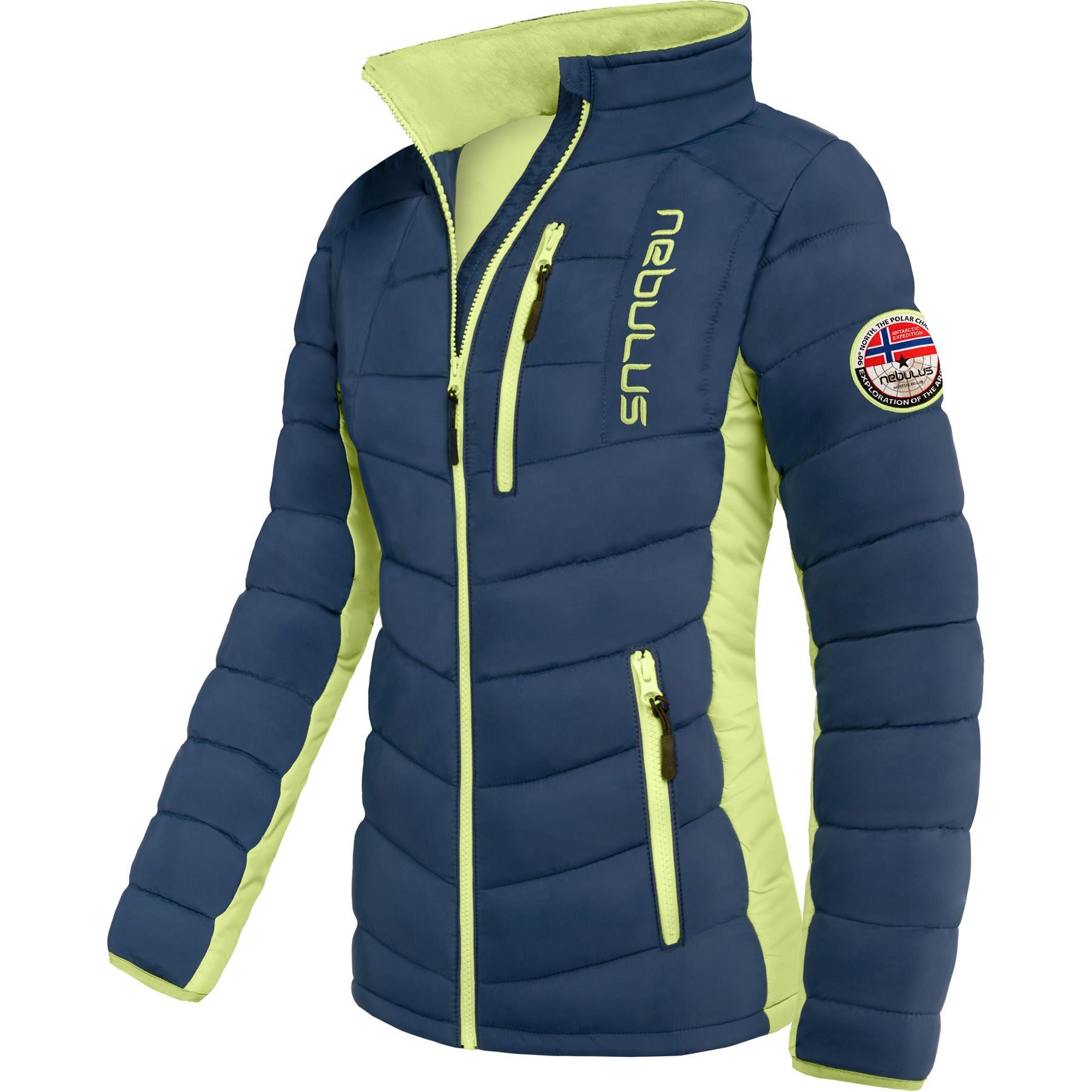 Nebulus Winterjacke Winterjacke, P5843 - Damen, navy-lime, M/38