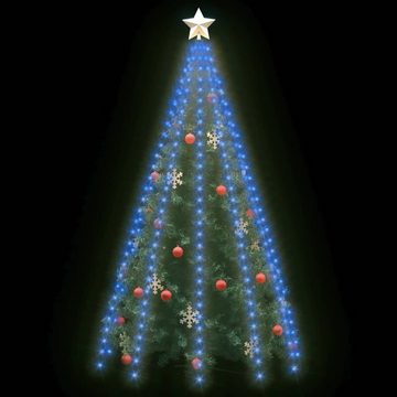 vidaXL Lichterschlauch Weihnachtsbaum-Lichternetz mit 300 LEDs Blau 300 cm