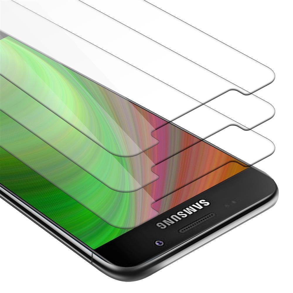 Cadorabo Schutzfolie 3er Pack Tempered, (Samsung Galaxy A3 2016, 3-St), 3x  Schutzglas Panzer Folie (Tempered) Display-Schutzglas mit 3D Touch