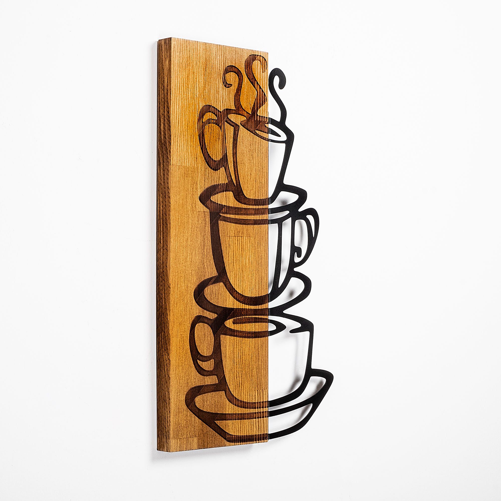 Wallity Wanddekoobjekt 50% WOODEN (Thickness: 3 cm) / METAL (Thickness: 1,5 günstig online kaufen