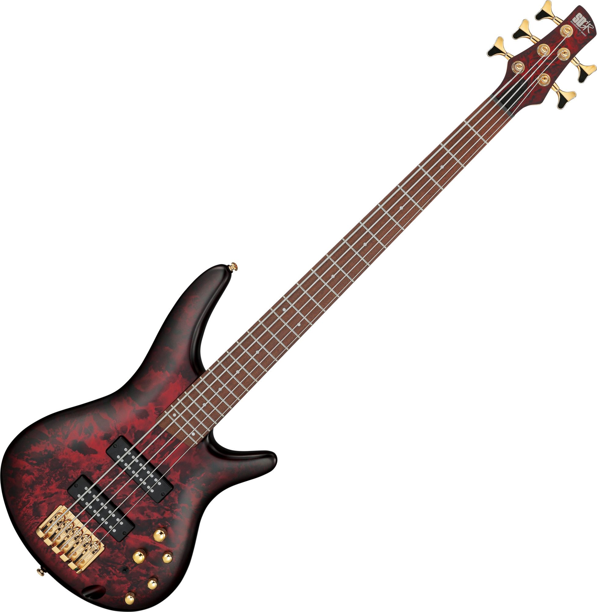 Ibanez E-Bass Ibanez SR305EDX-WZM Wine Red Frozen Matte, SR, E-Bass mit aktiver Elektronik, 5-St.