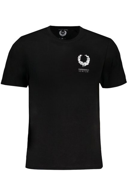 GIAN MARCO VENTURI T-Shirt Herren Kurzarm T-Shirt Schwarz mit Rundhals und günstig online kaufen
