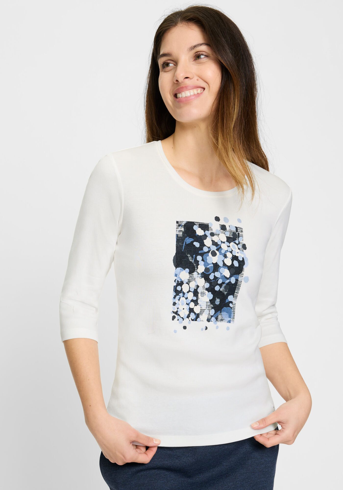 Olsen Rundhalsshirt (1-tlg) atmungsaktiv günstig online kaufen