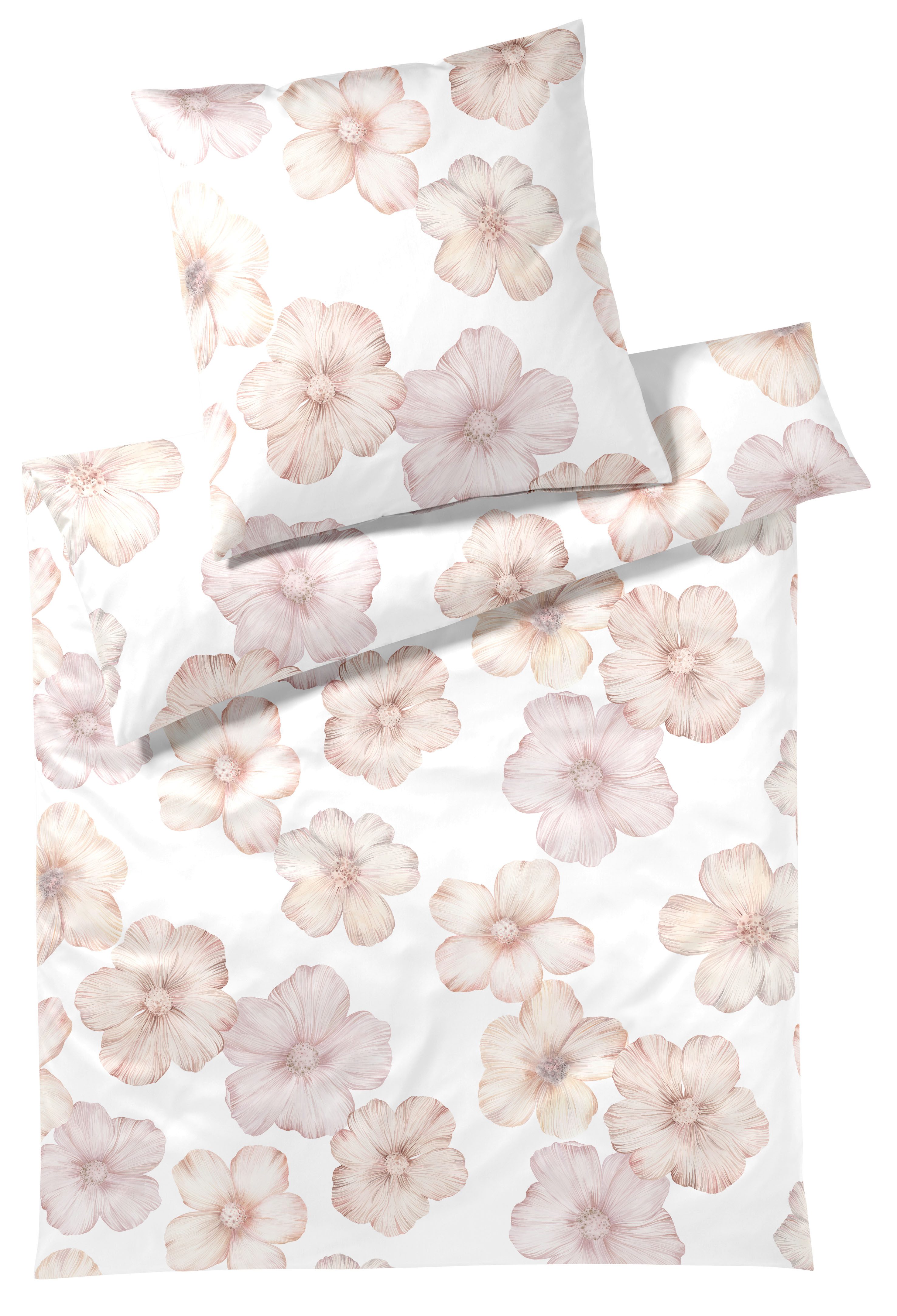 Elegante Bettwäsche Devine, Mako-Satin, 2 teilig, angenehmes Hautgefühl