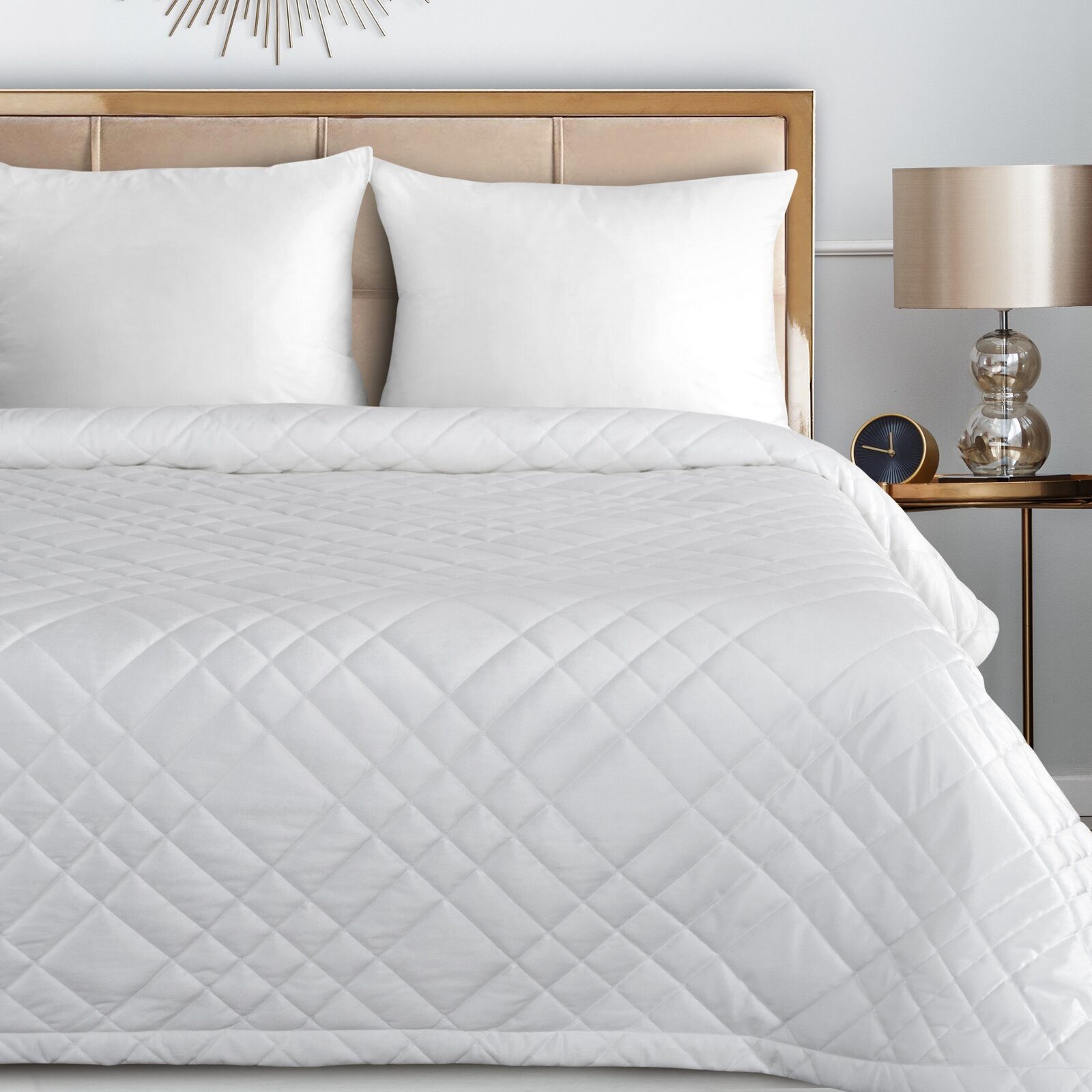 Eurofirany Tagesdecke RIA, Elegante Tagesdecke Velvet Sesseldecke Sofadecke günstig online kaufen