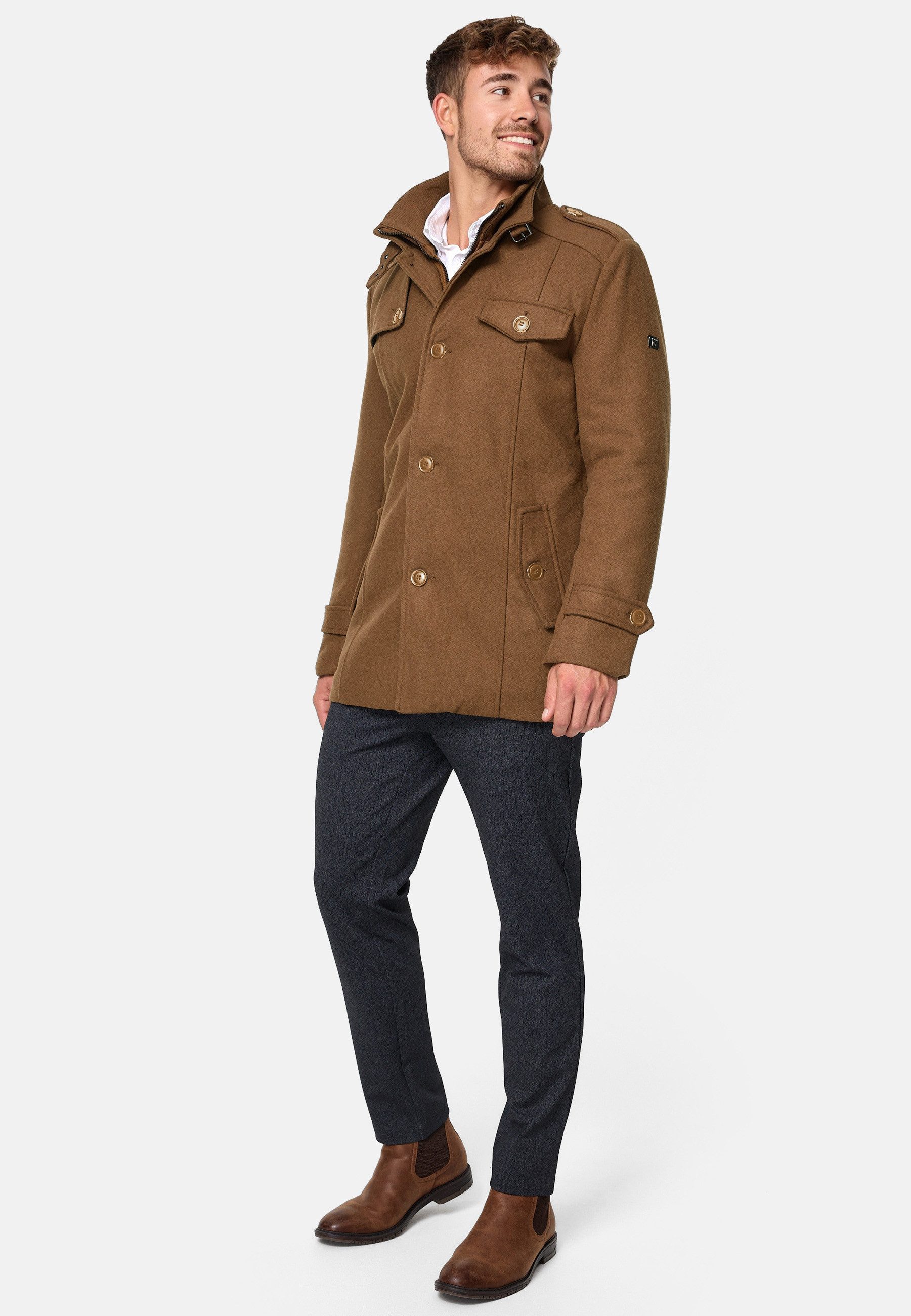 Indicode Kurzmantel Herren Brandon Mantel Winter Herrenmantel