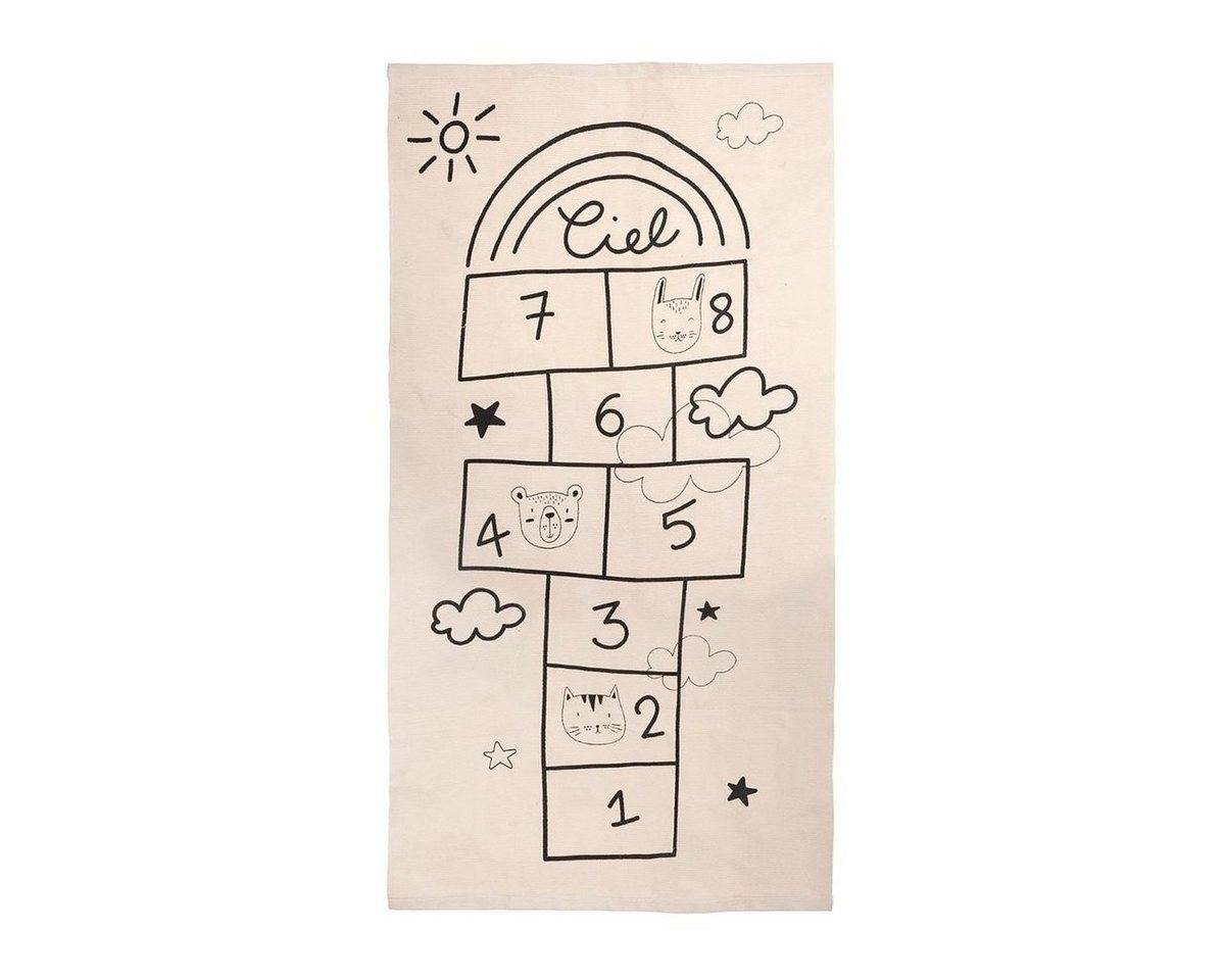 Atmosphera Créateur d'intérieur Kinderteppich Bodenmatte für Kinder Hüpfspiel, 80 x 150 cm, Höhe: 1500 mm