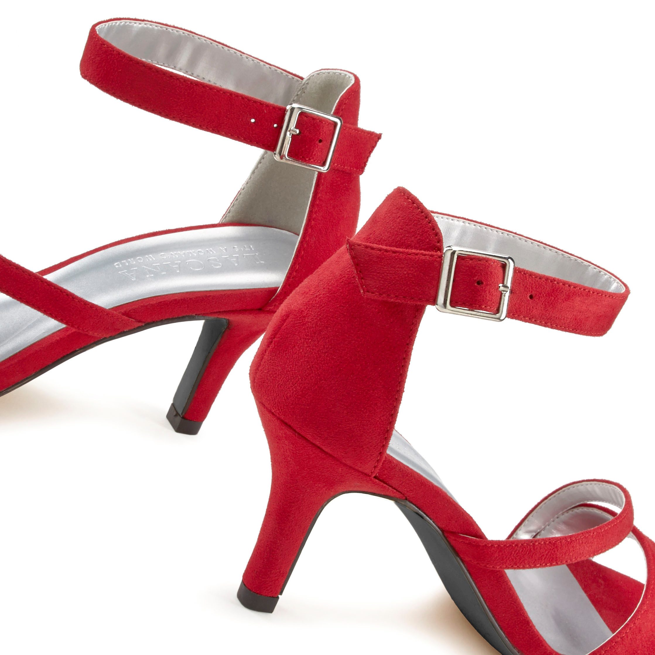 LASCANA offener Schuh, Riemchensandalette, Sommerschuh Sandalette High-Heel-Sandalette mit Riemchen VEGAN