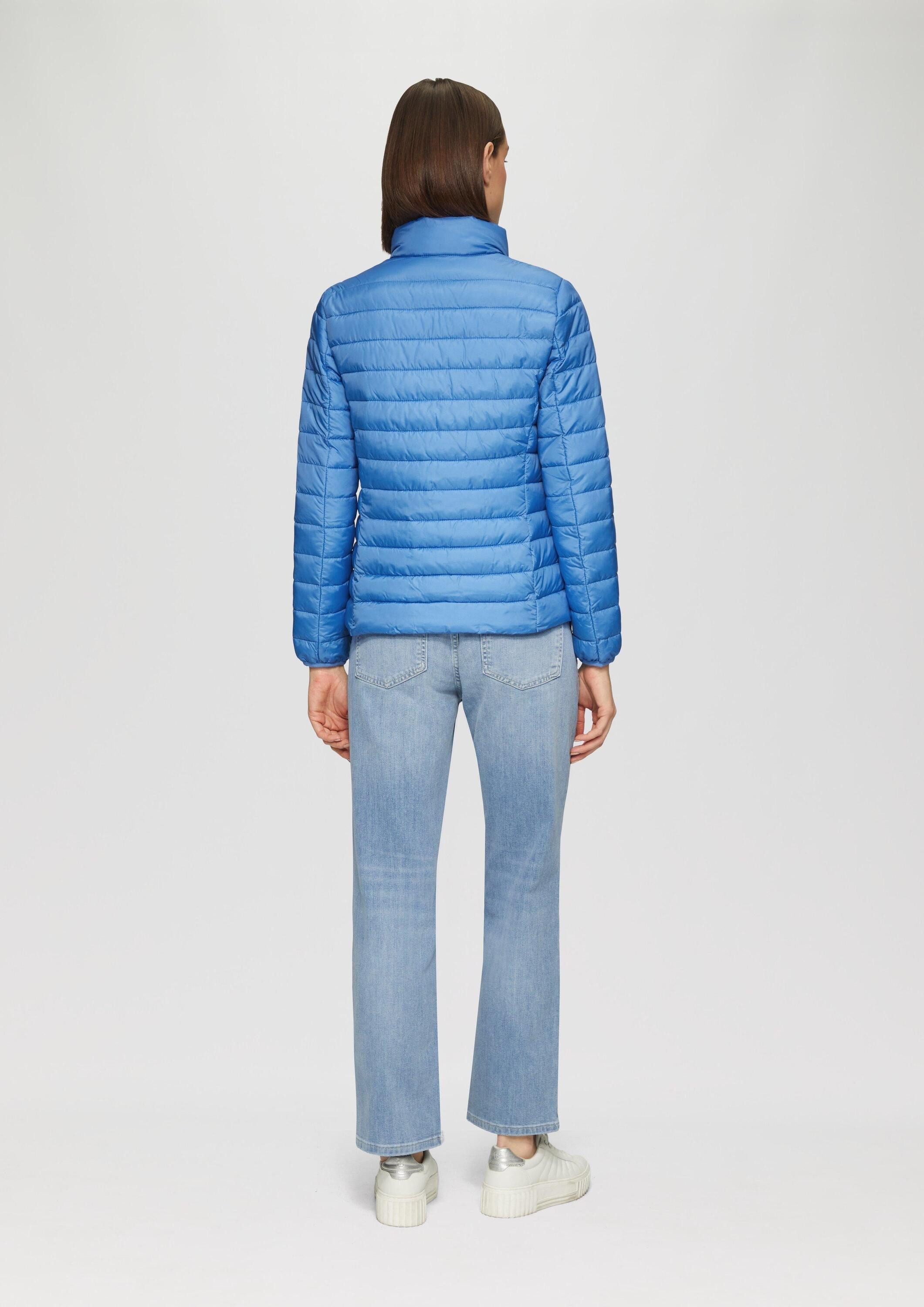 s.Oliver Funktionsjacke Outdoor-Jacke Leichte Steppjacke mit Stehkragen