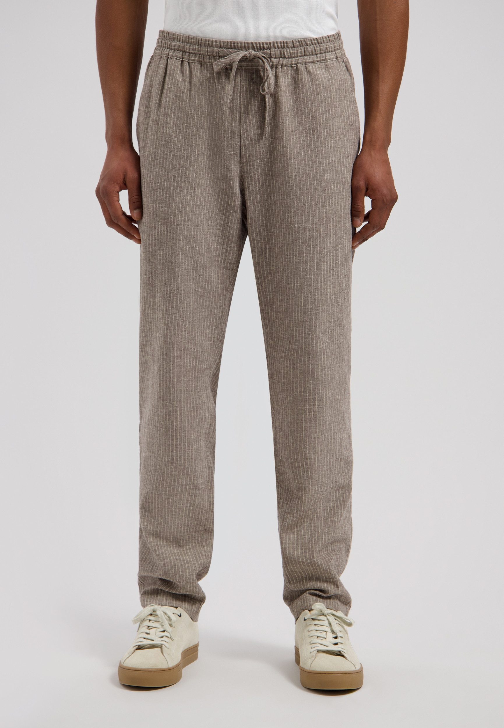 Dstrezzed Stoffhose Logan Easy Pinstripe - Leinenhose - Hose Herren
