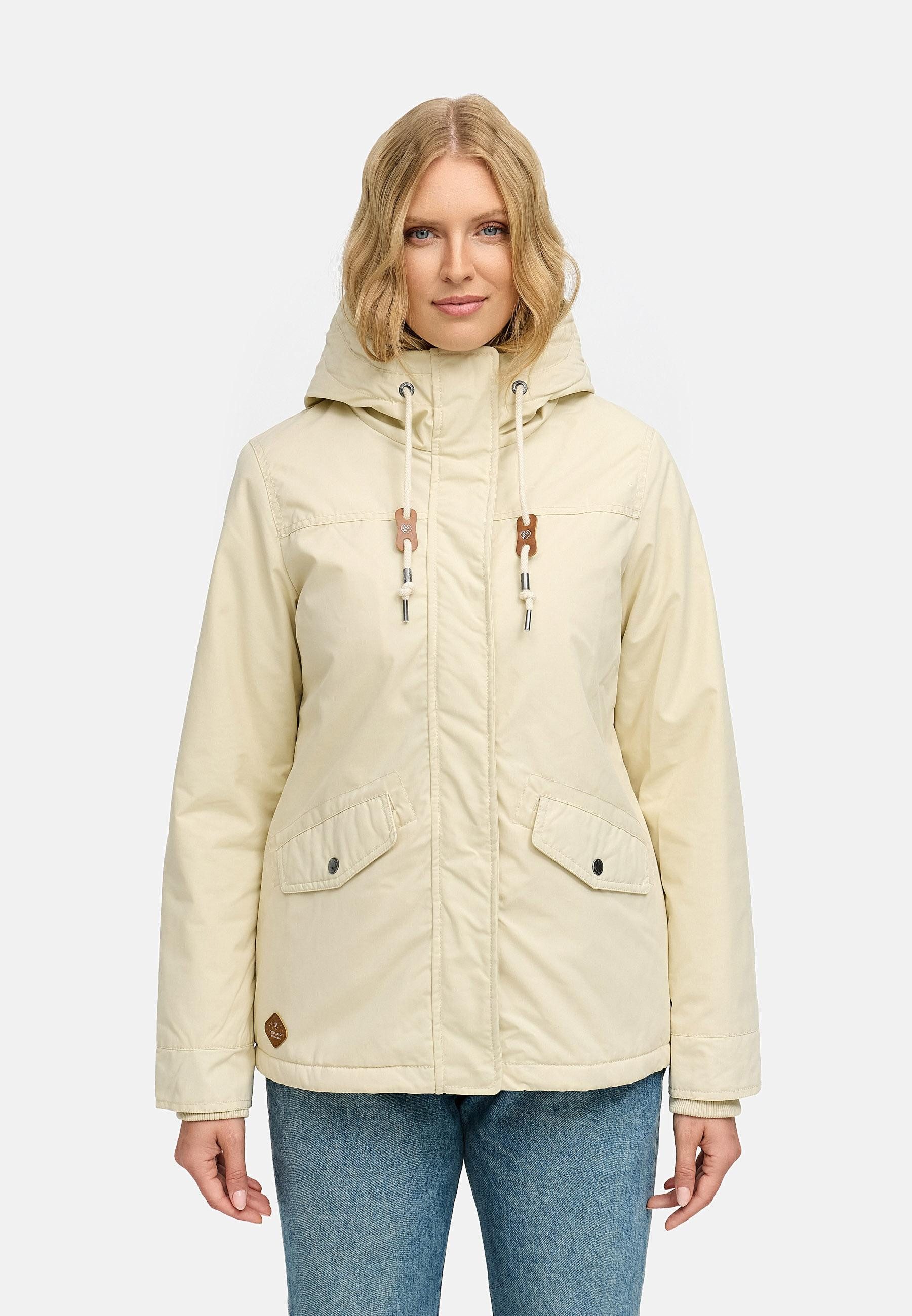 Ragwear Winterjacke Parkker Warm YOUMODO Winter Parka mit kuscheligem Teddy-Innenfutter