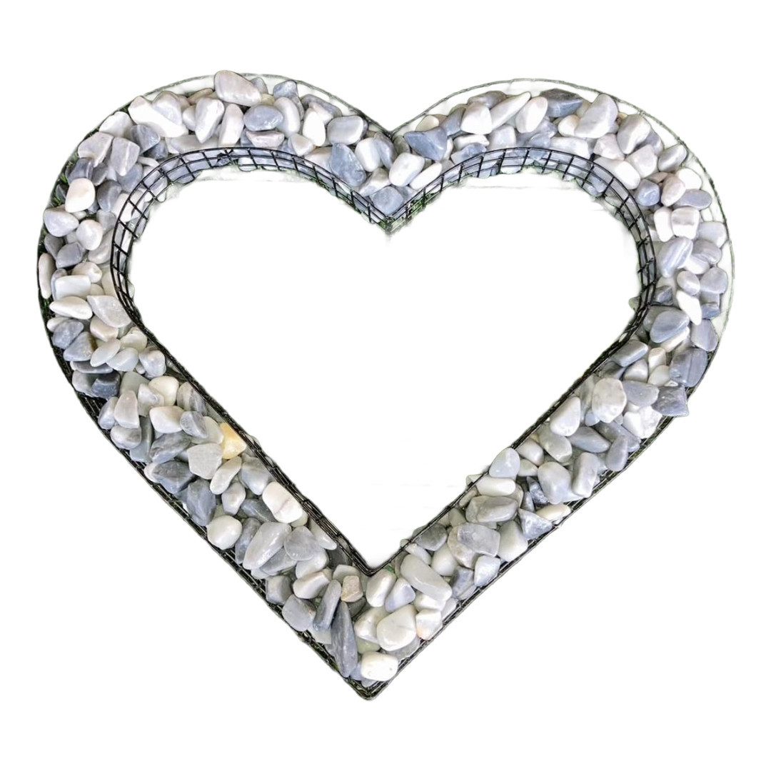 Gartenwelt Riegelsberger Gartenfigur Herz Gitter Grabschmuck Gartendekorati günstig online kaufen