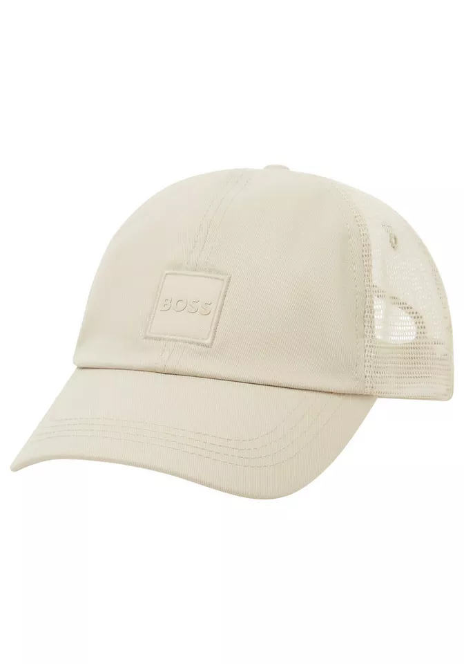 Boss Orange Baseball Cap Derrel-Trucker-PL aus Baumwoll-Twill mit Mesh-Einsatz