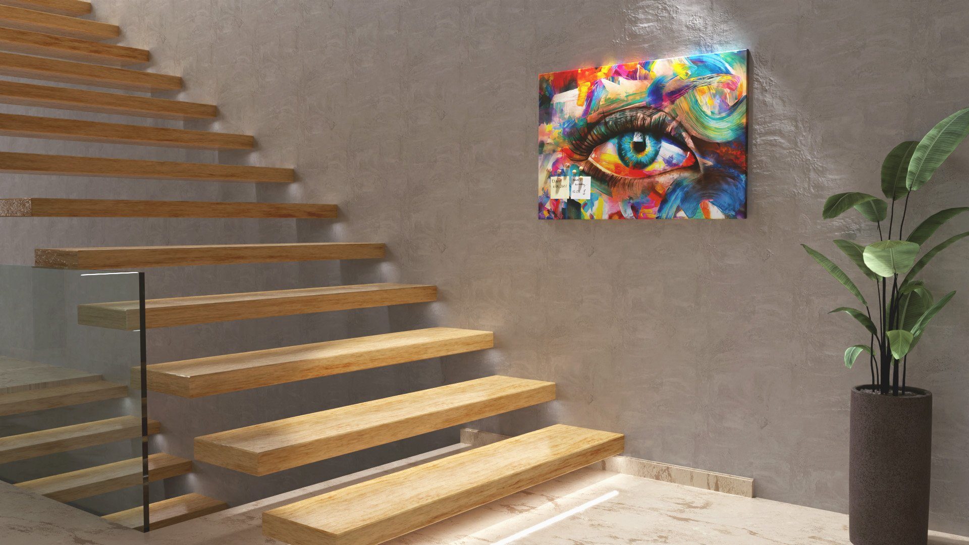 ALLboards Magnettafel Magnettafel CANVASboards 90×60 cm Memoboards Magnetpinnwand