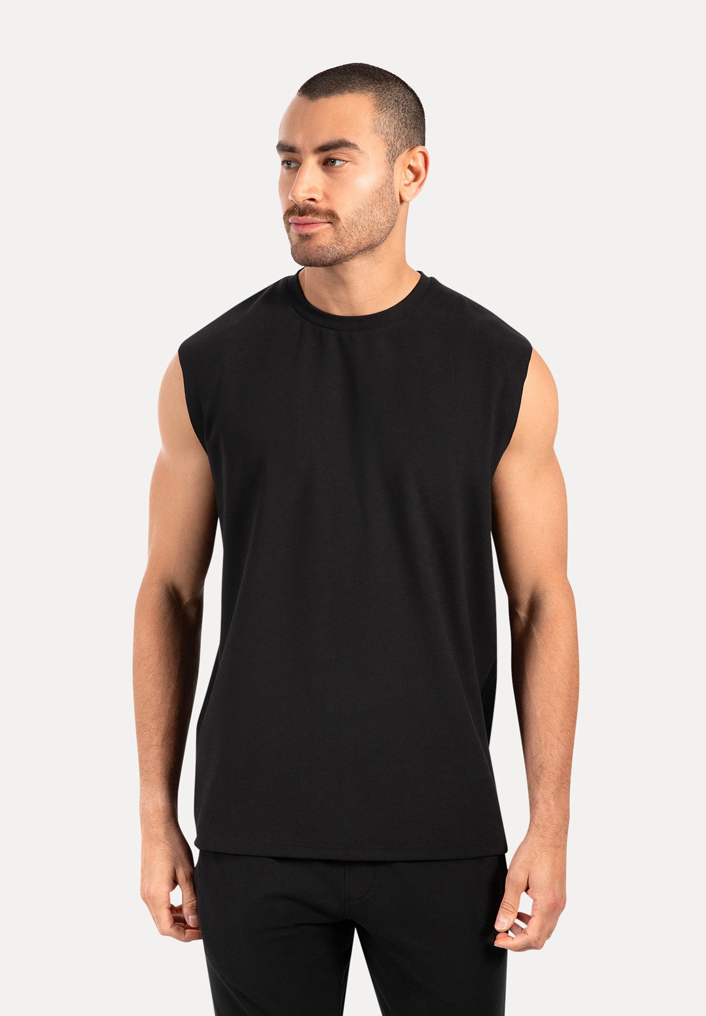 Smilodox Tanktop Xion, Ärmelloses Sportshirt 3D Rubber Print, Hohe Bewegungsfreiheit Minimalistisches Design Training Sport Freizeit Alltag Gym