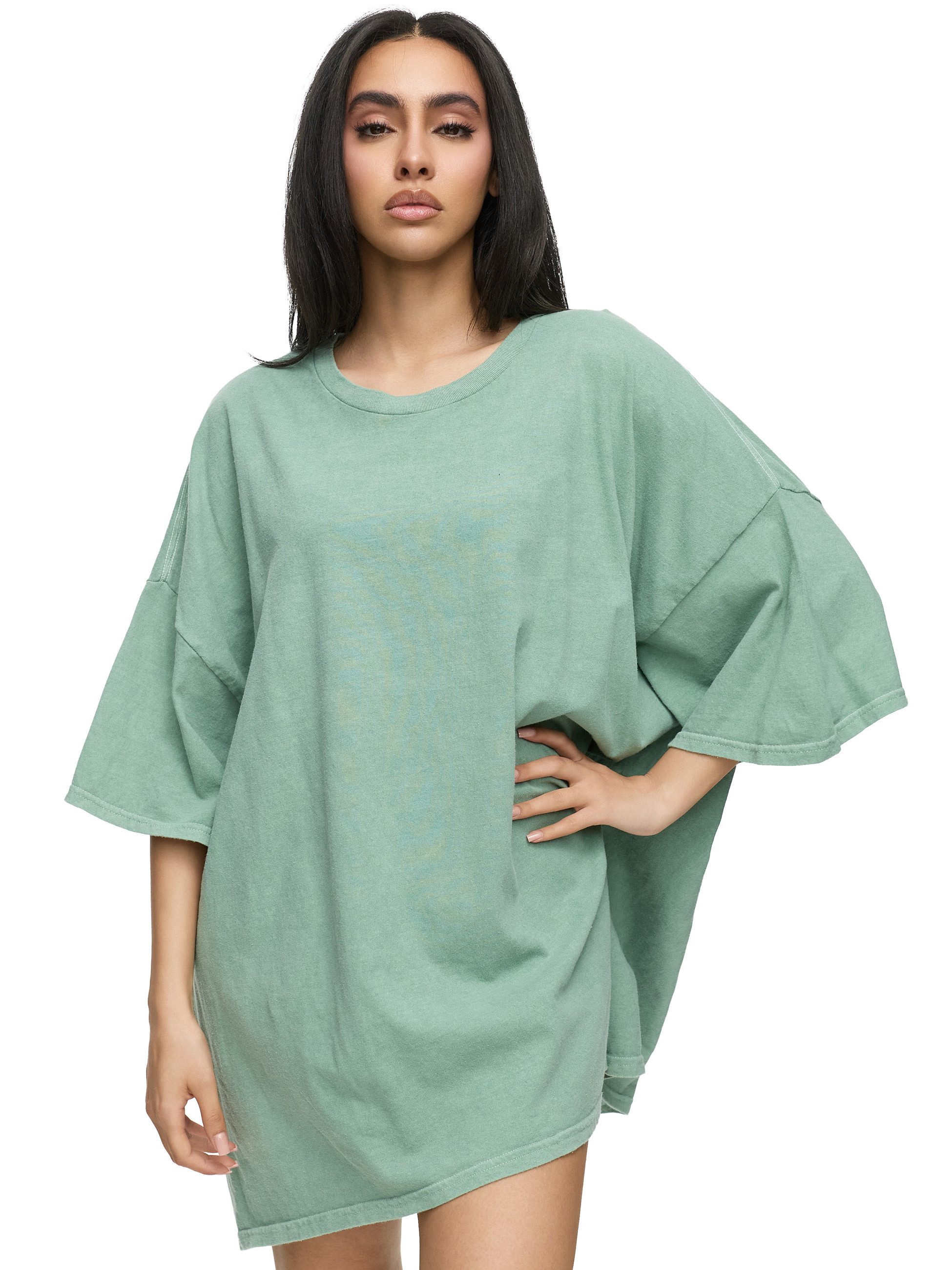 Worldclassca T-Shirt Worldclassca Oversized Print ANIMAL T-Shirt Outfit Sommer Oberteil PRINT - LIFE ISN´T PERFECT BUT YOUR OUTFIT CAN BE - VINTAGE
