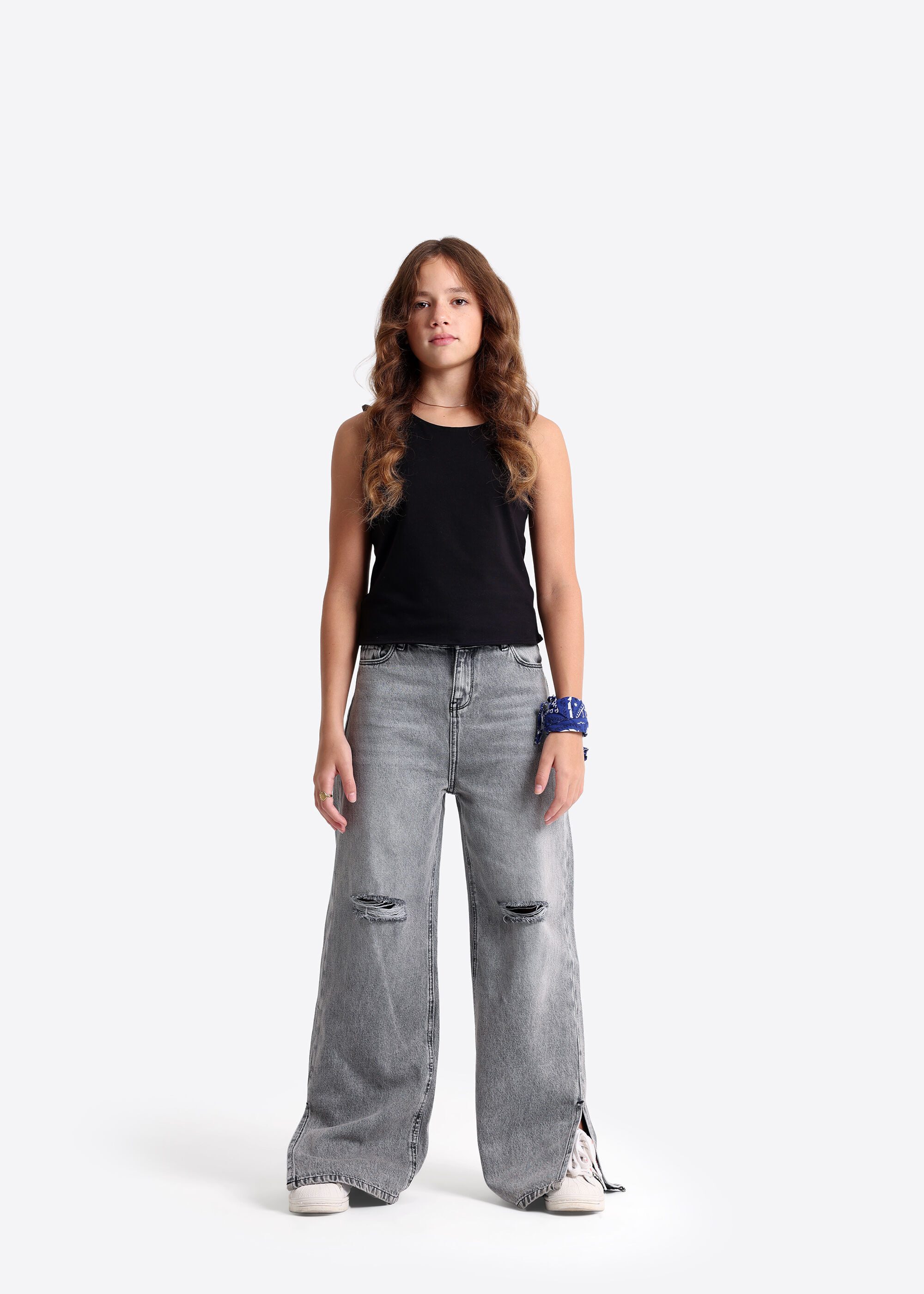 Solang Regular-fit-Jeans mit weitem Bein