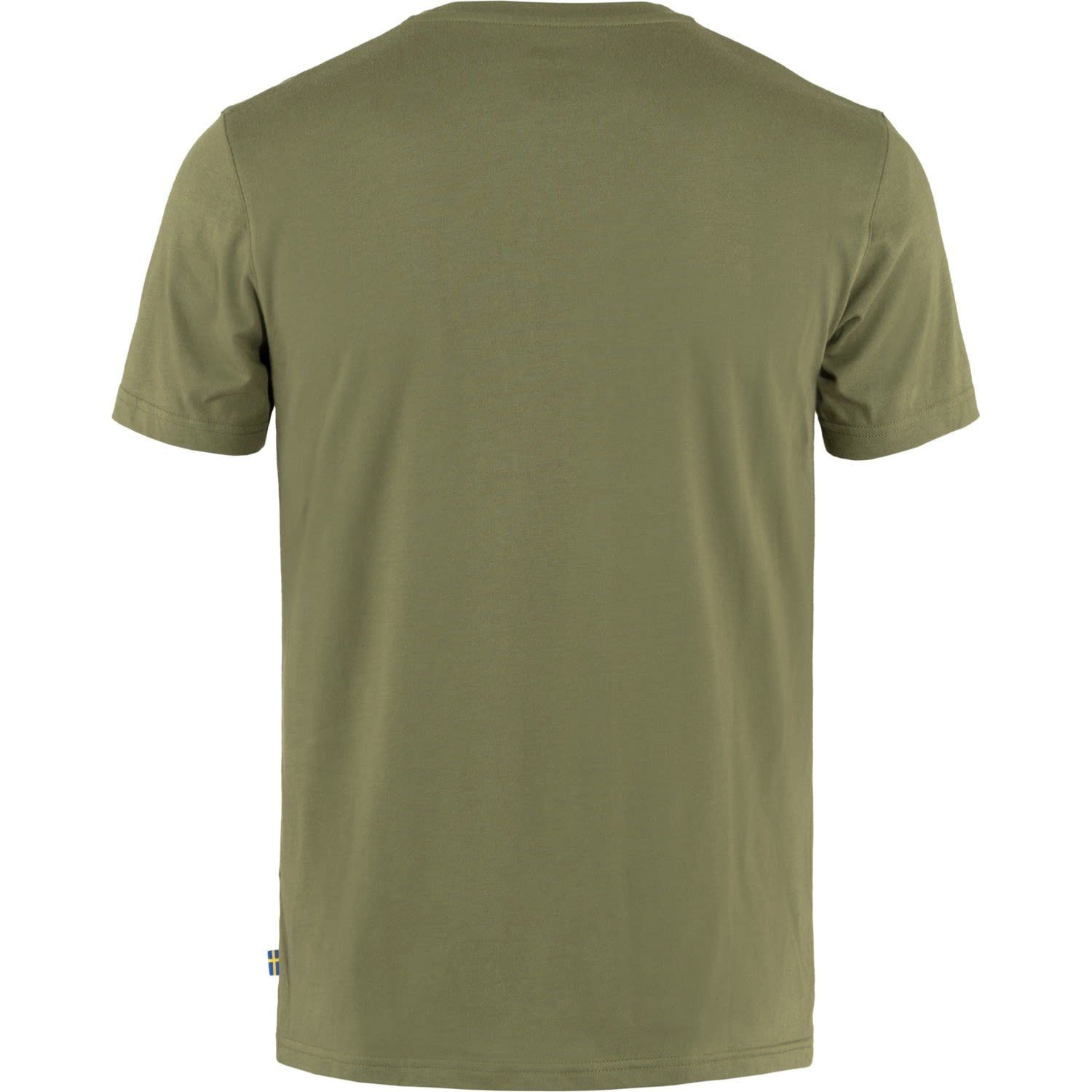 Fjällräven T-Shirt Fjällräven M Green Kurzarm-Shirt Caper Logo T-shirt Herren
