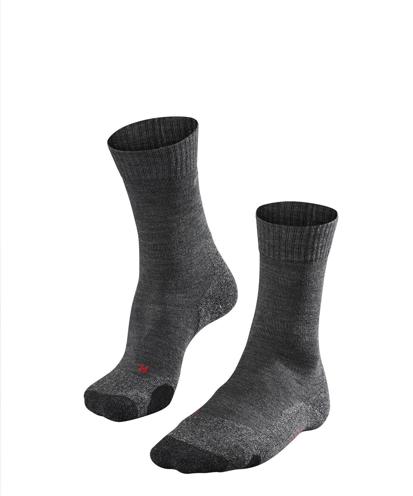 FALKE Sportsocken Herren Socken - Trekking Socken TK2, Polsterung Anthrazit (3180)