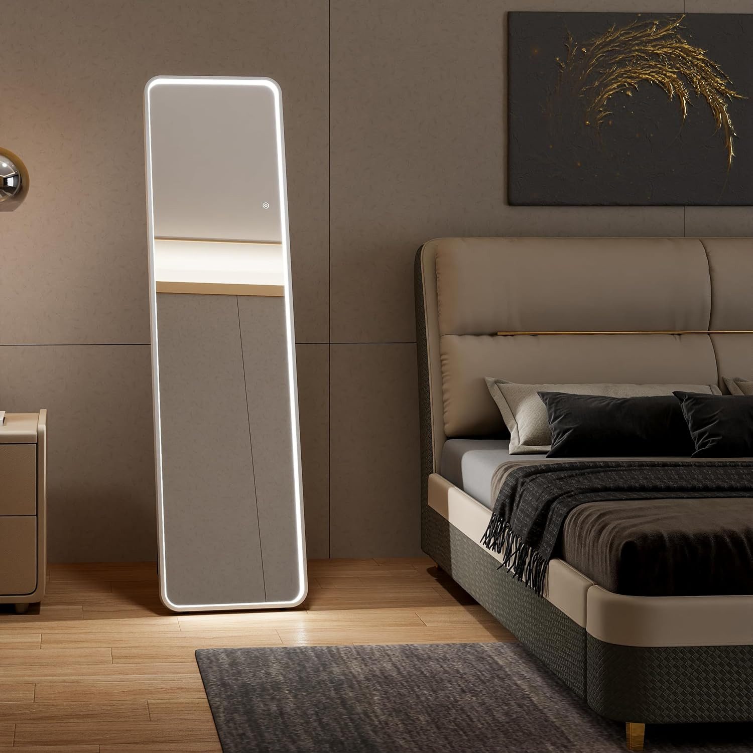 TLGREEN Ganzkörperspiegel mit Beleuchtung, (3X Lichtmodi günstig online kaufen