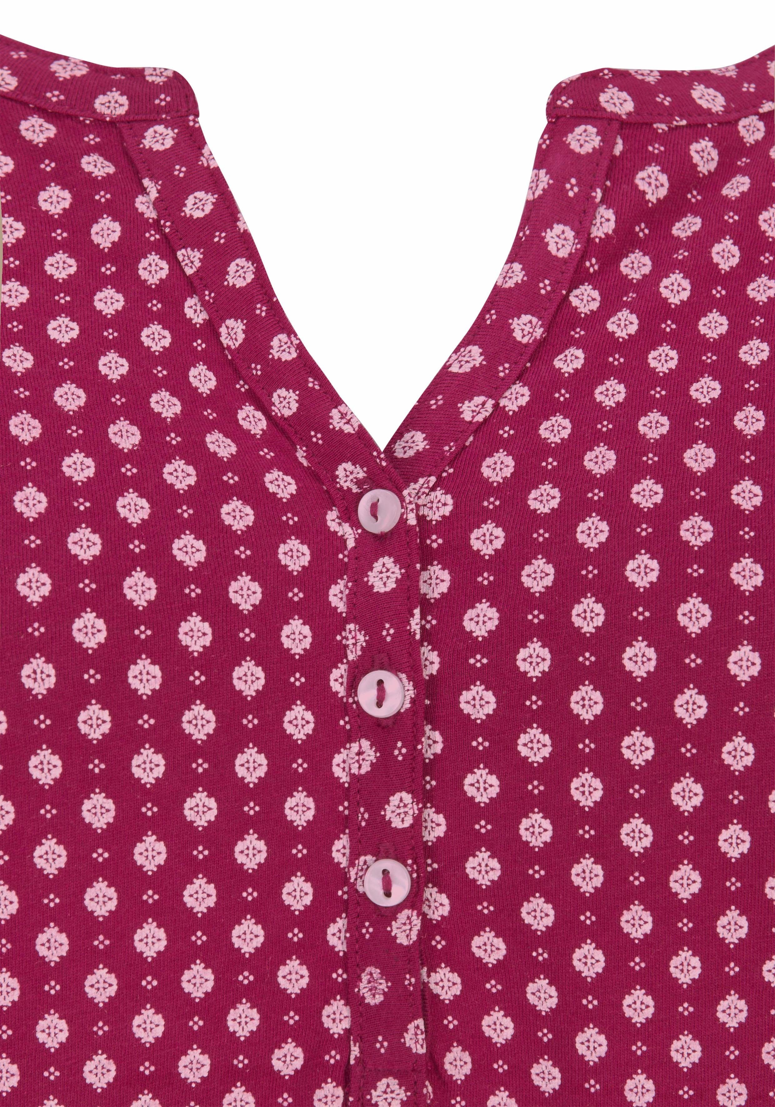 LASCANA Blusenshirt mit Knopfleiste aus pflegeleichter Qualität mit Viskose