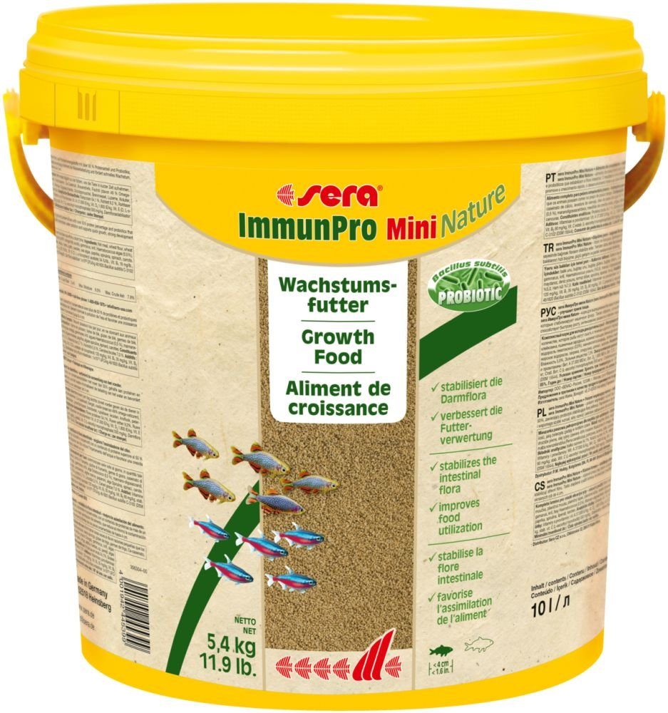 Aquariendeko sera ImmunPro Mini Nature 10 Liter