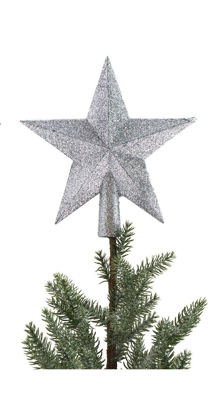 BURI Christbaumspitze Baumspitze Stern Christbaumspitze Tannenbaumspitze Baumschmuck Deko