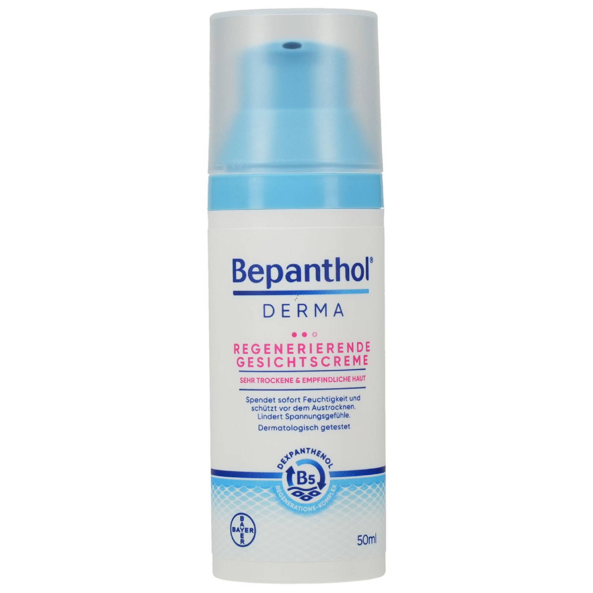 Bepanthol Getönte Gesichtscreme Derma regenerierende Gesichtscreme 50ml PZN 16529814