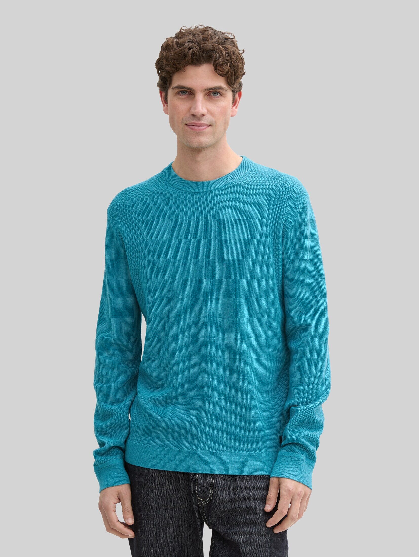 TOM TAILOR Strickpullover Pullover & Strickjacken Strickpullover aus Baumwolle