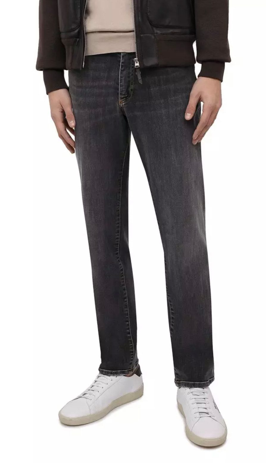 DOLCE & GABBANA 5-Pocket-Jeans Jeans Denim Comfort Pants mit Metall-Logo-Plakette Metall-Logo auf Rücktasche, dezente Used-Optik