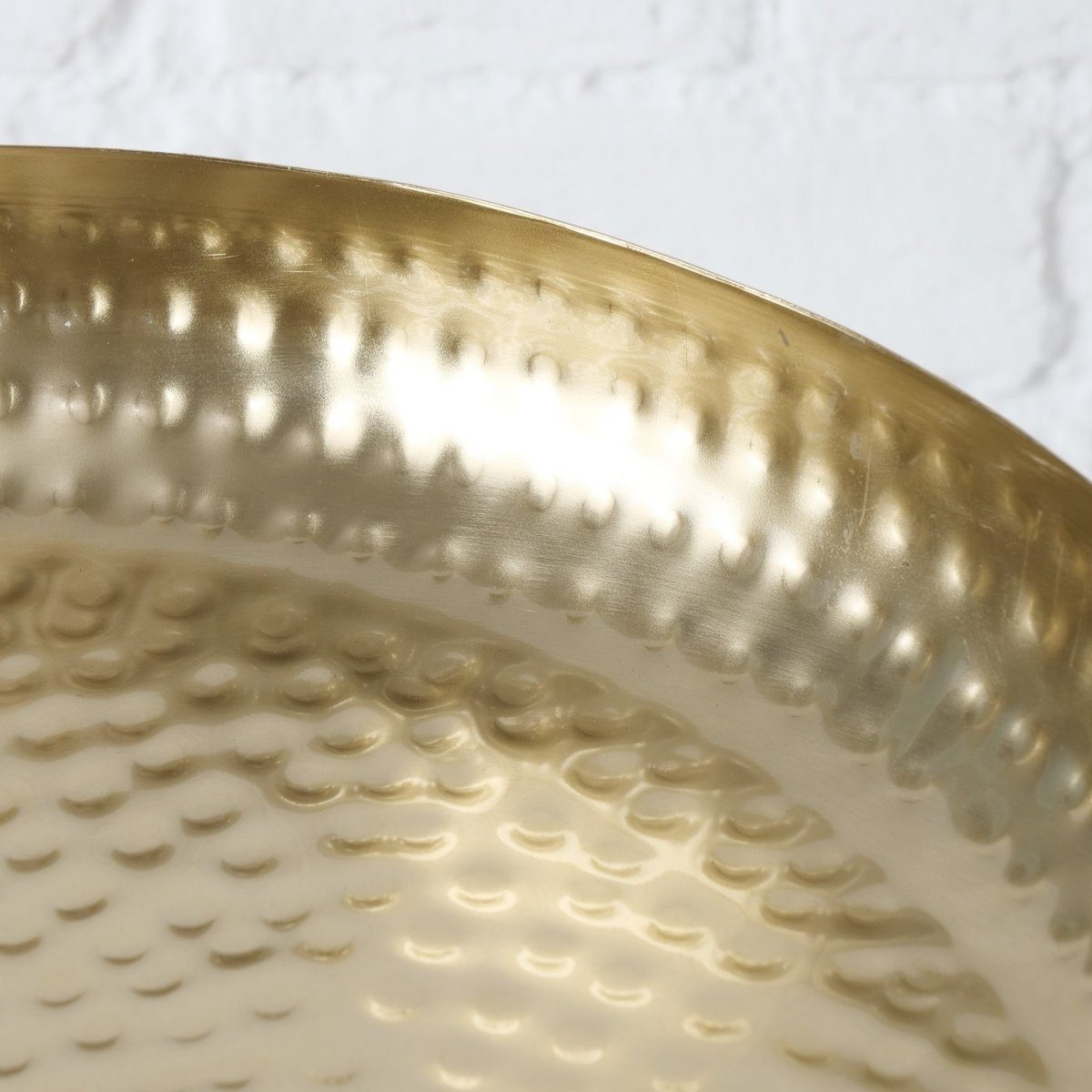 BOLTZE Beistelltisch Shinah Tisch Eisen gold 51 cm