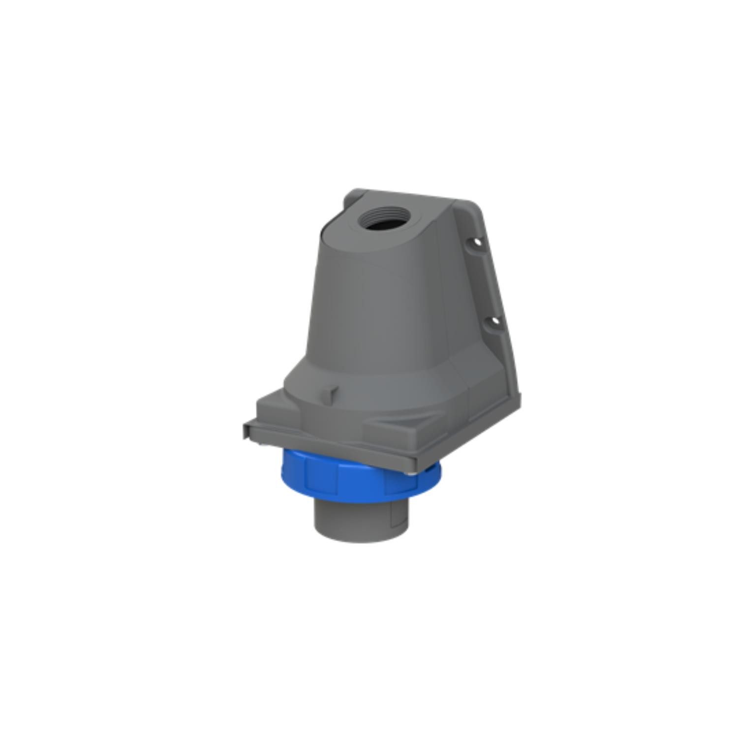 Amphenol CEE-Stecker Titel:16 Ampere CEE Wandsteckverbinder 3-polig (2P+PE) Stift, Kodieru, (CEE Stromverteiler)