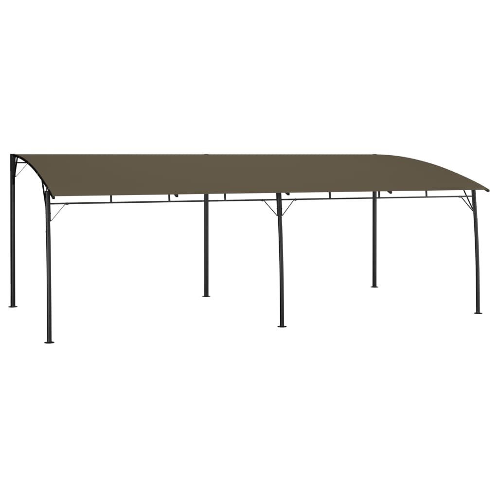 vidaXL Pavillon 6 x 3 x 255 m Garten-Sonnenschutz 6x3x2,55 m Taupe Garten