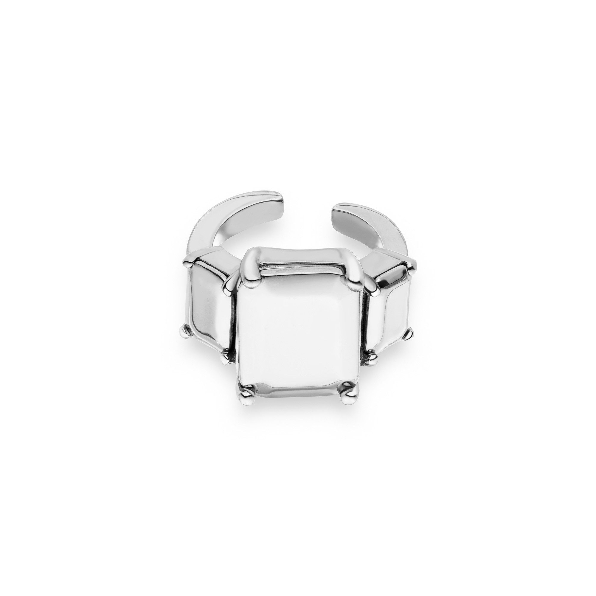 Liebeskind Berlin Ohrklemme Steel Diamond, Earcuff