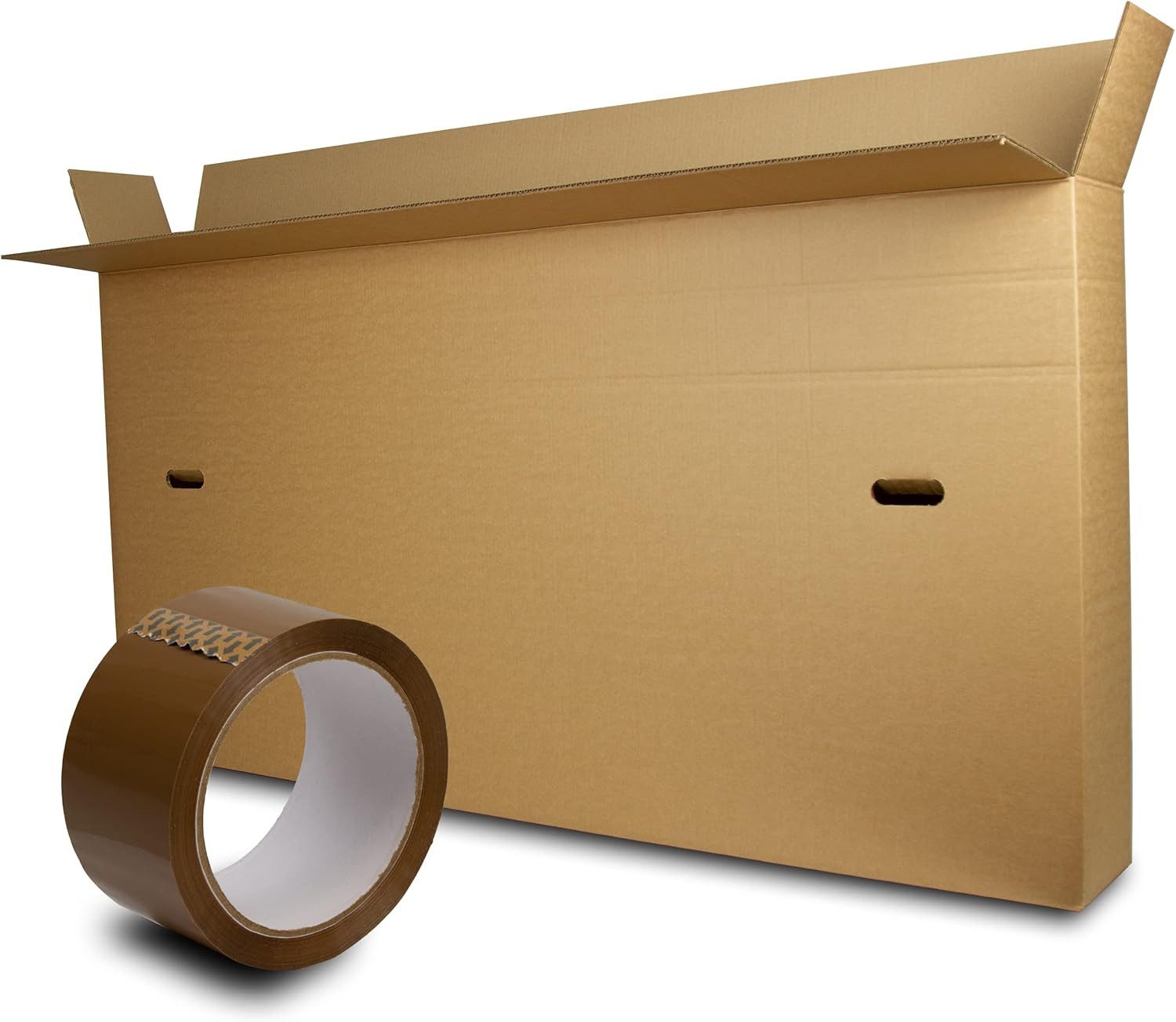 Paket.ag Versandkarton Fahrradkarton 1600x200x800 mm– Robuster Karton inkl. Packband