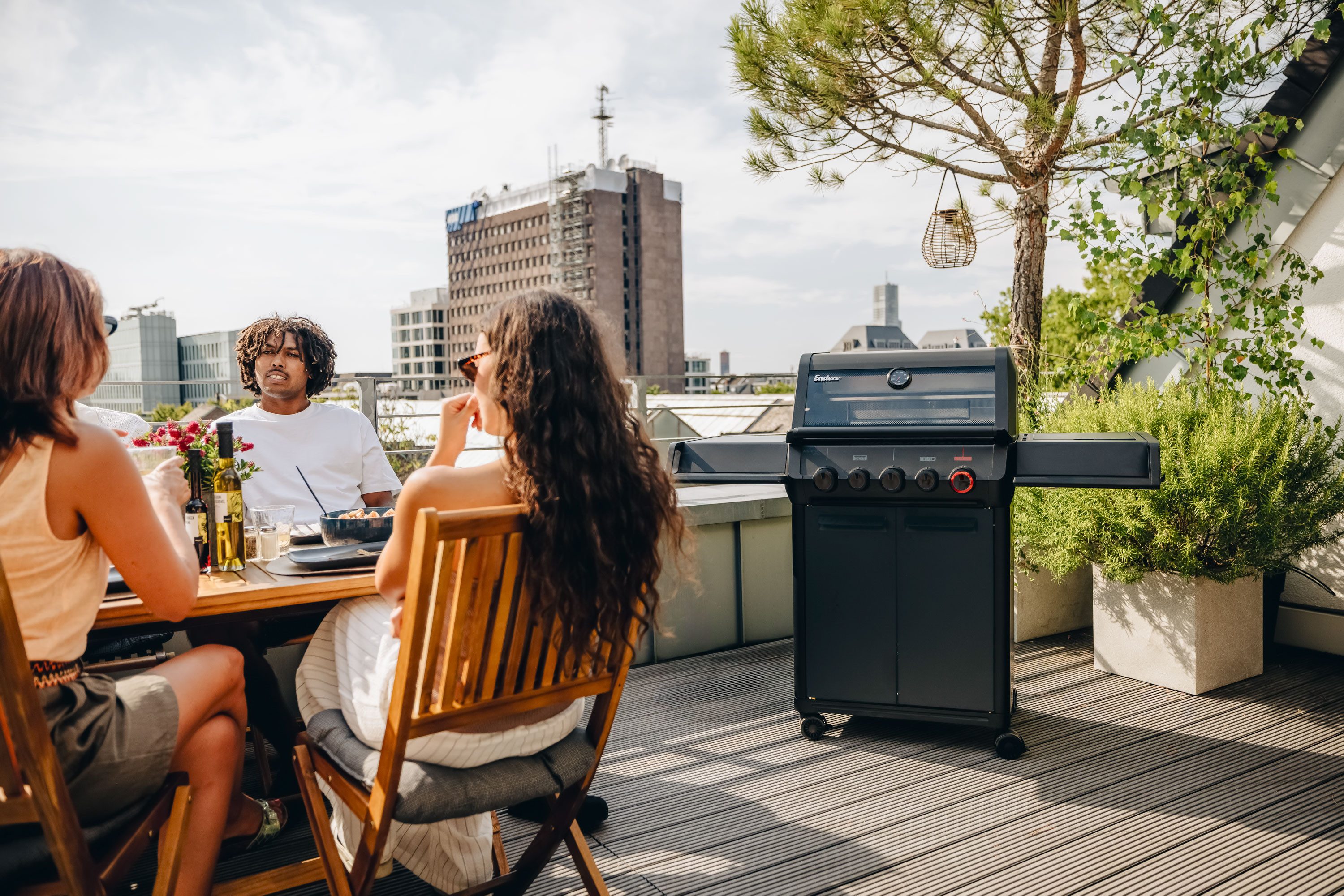 Enders® Gasgrill Monroe Pro 3 SIKR TURBO Shadow