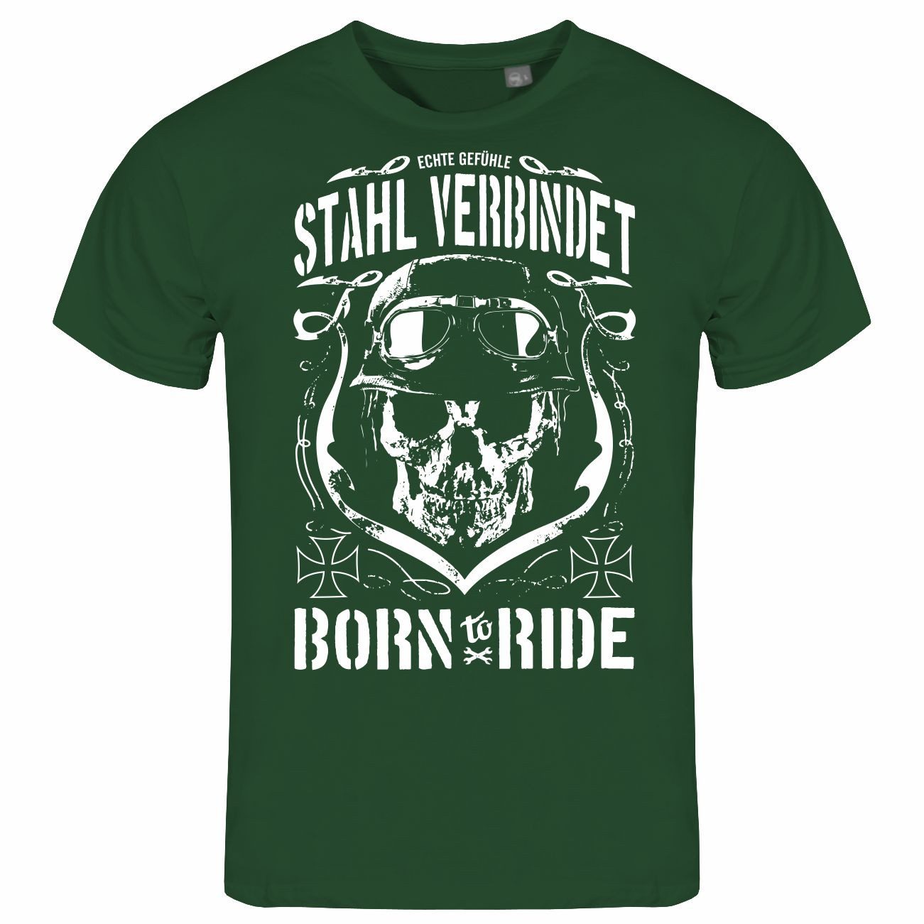 Print-Shirt Herren T-Shirt Stahl verbindet