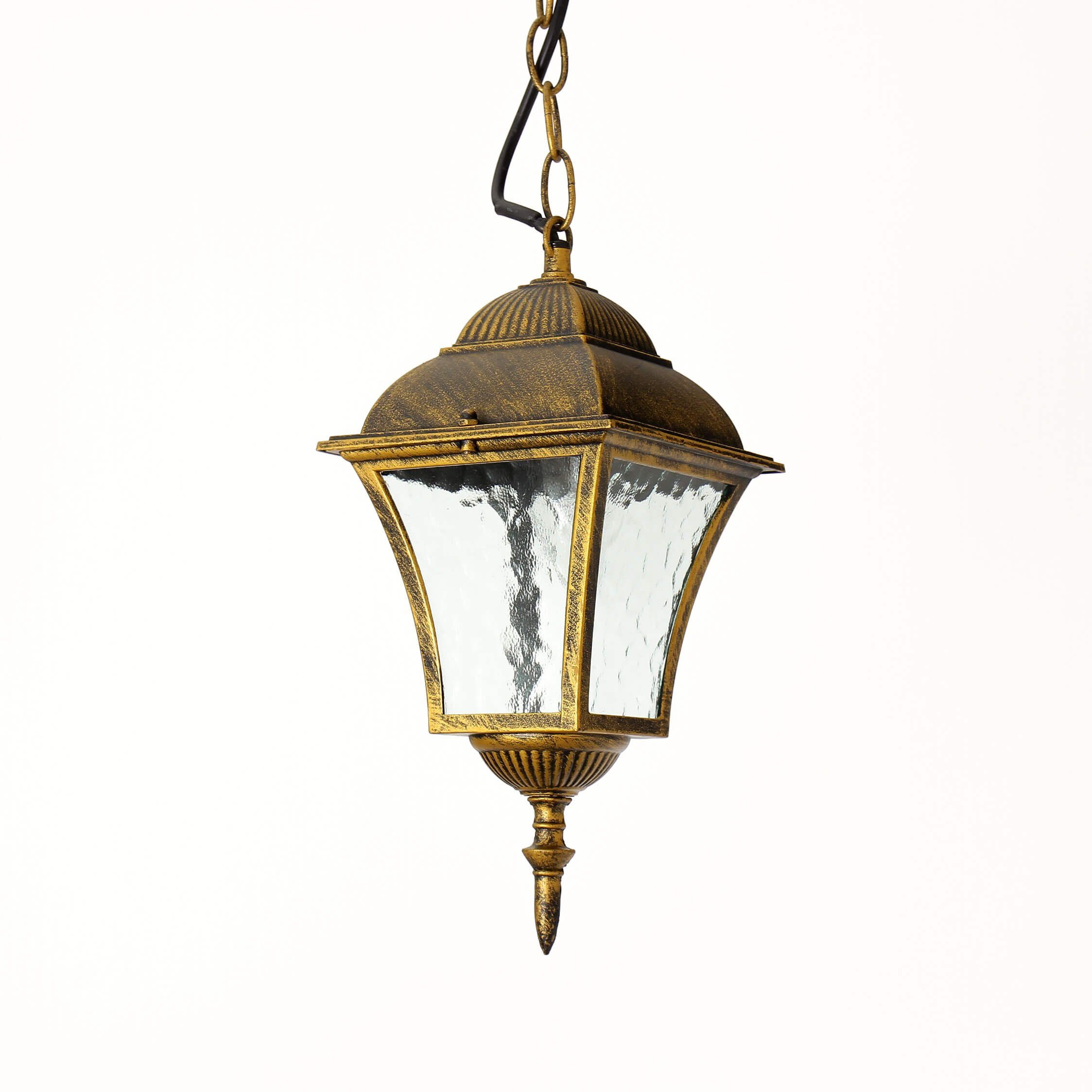 Licht-Erlebnisse Außen-Deckenleuchte »TOSCANA«, Hängeleuchte außen Glas Gold  Antik Pendelleuchte E27 Lampe online kaufen | OTTO