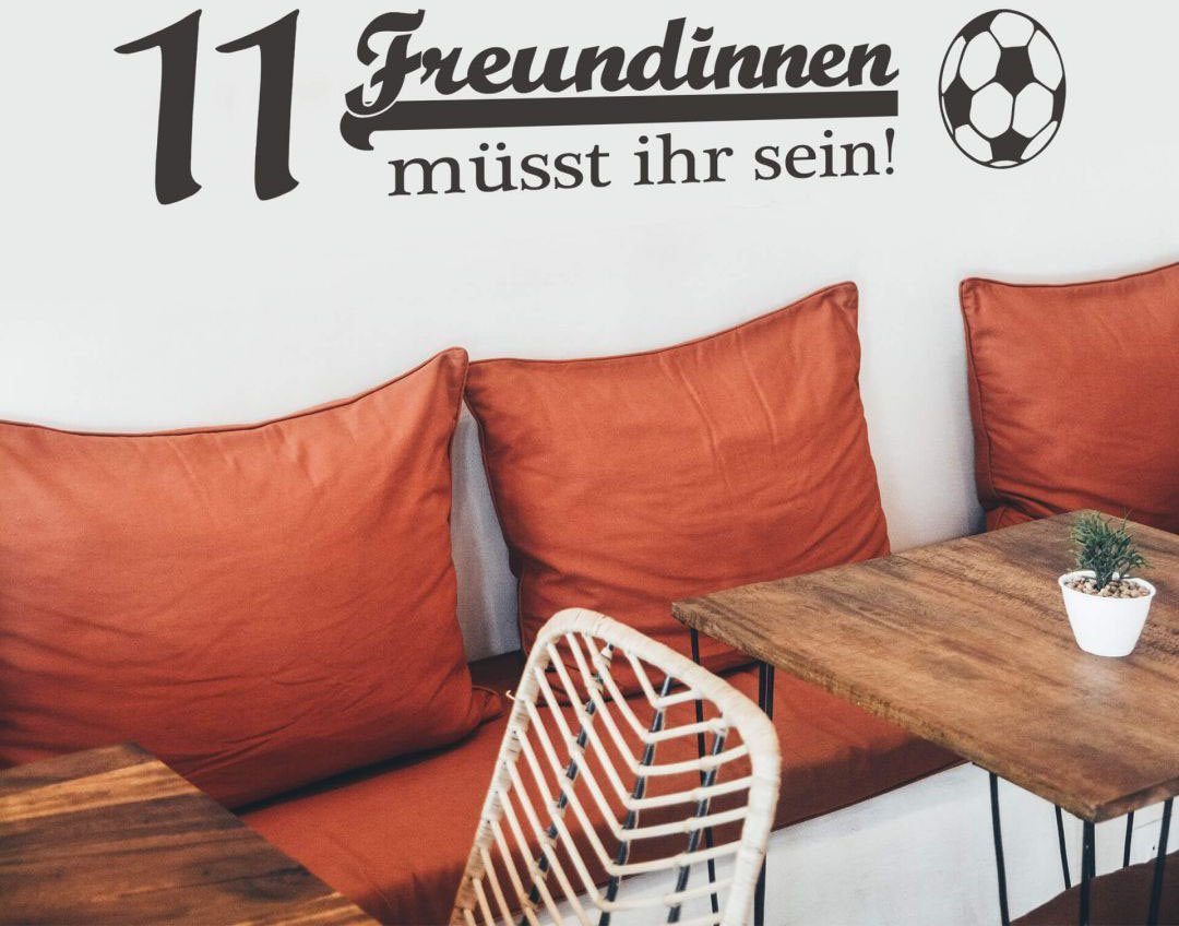 (1 Freundinnen St) Wall-Art Wandtattoo 11 Fußball