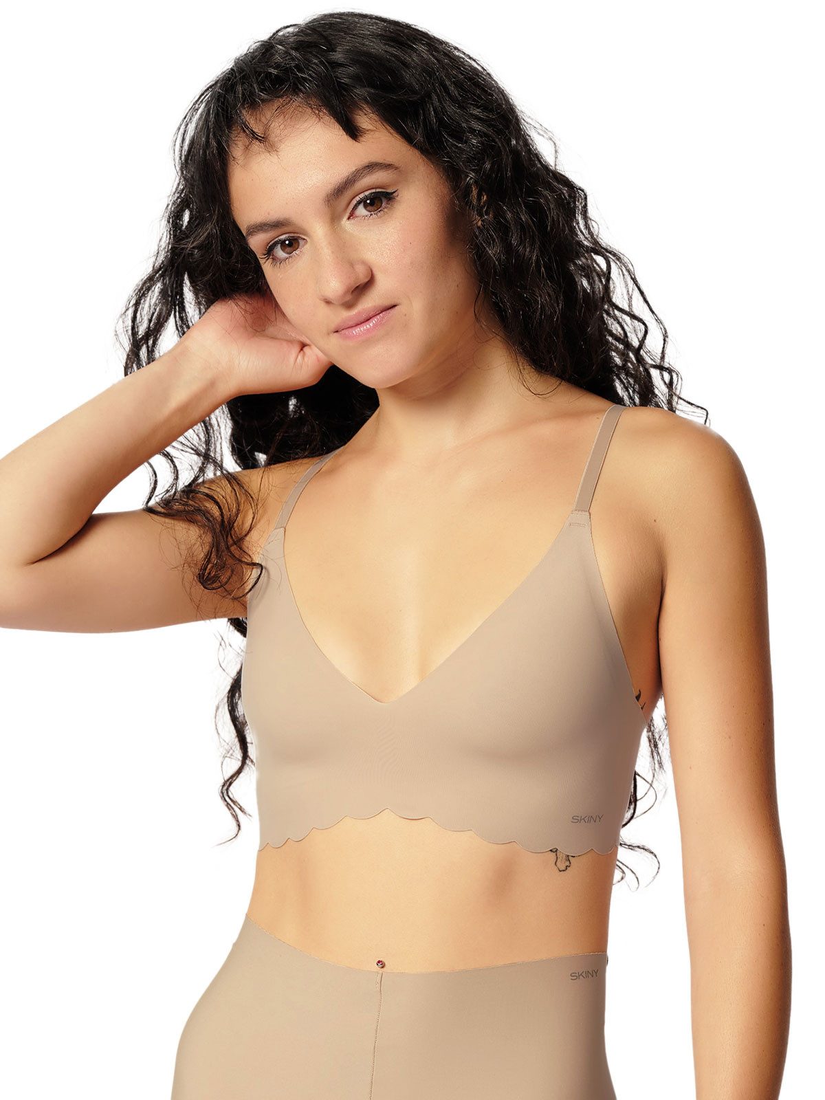 Skiny Schalen-BH Soft BH mit herausnehmbare Pads Micro Essentials (Stück, 1-tlg) extra flache Nähte