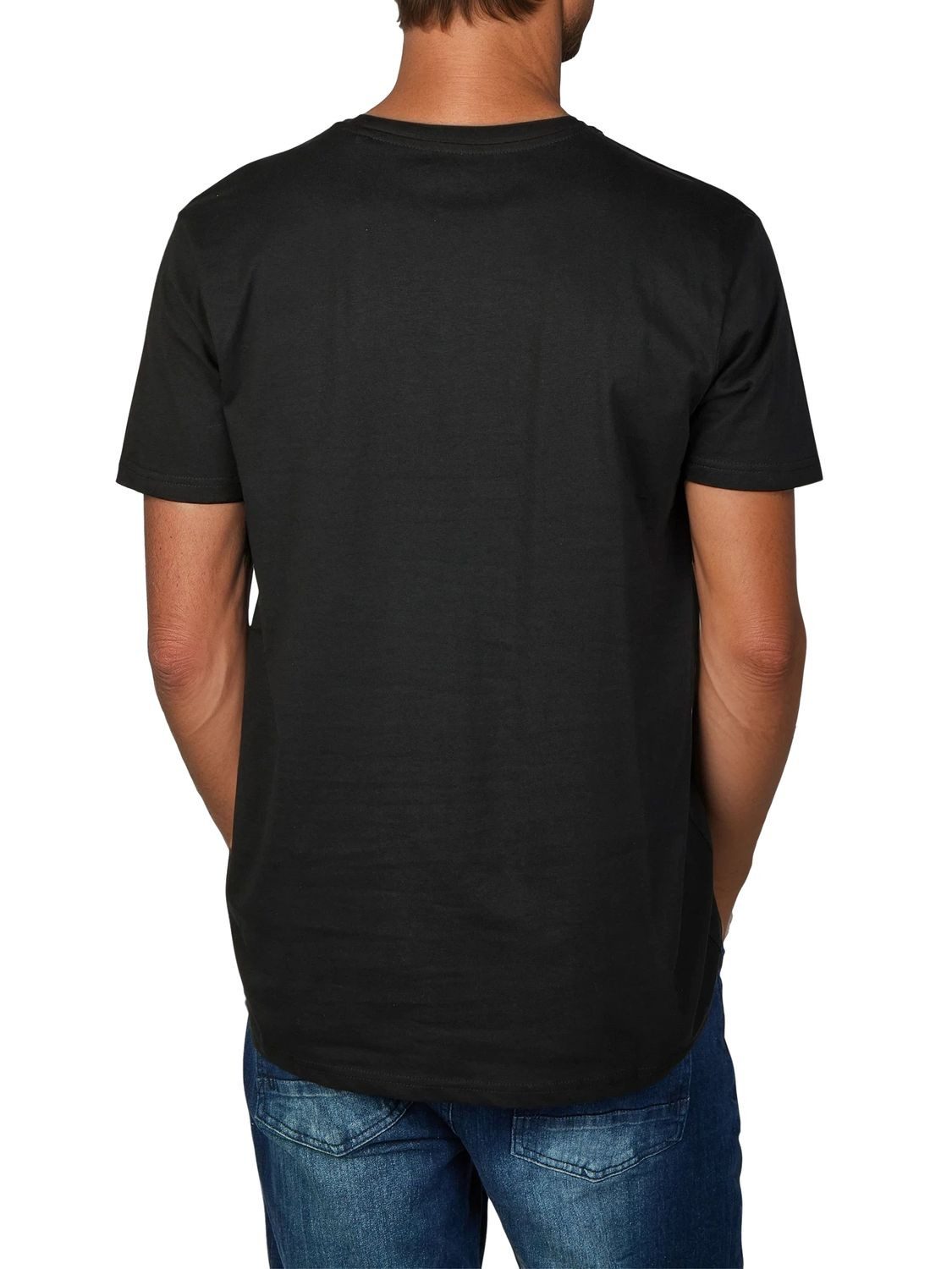 riverso T-Shirt Herren Printshirt RIVLeon Regular Fit (1-tlg) Kurzarm Tee Shirt mit Rundhalsausschnitt aus 100% Baumwolle