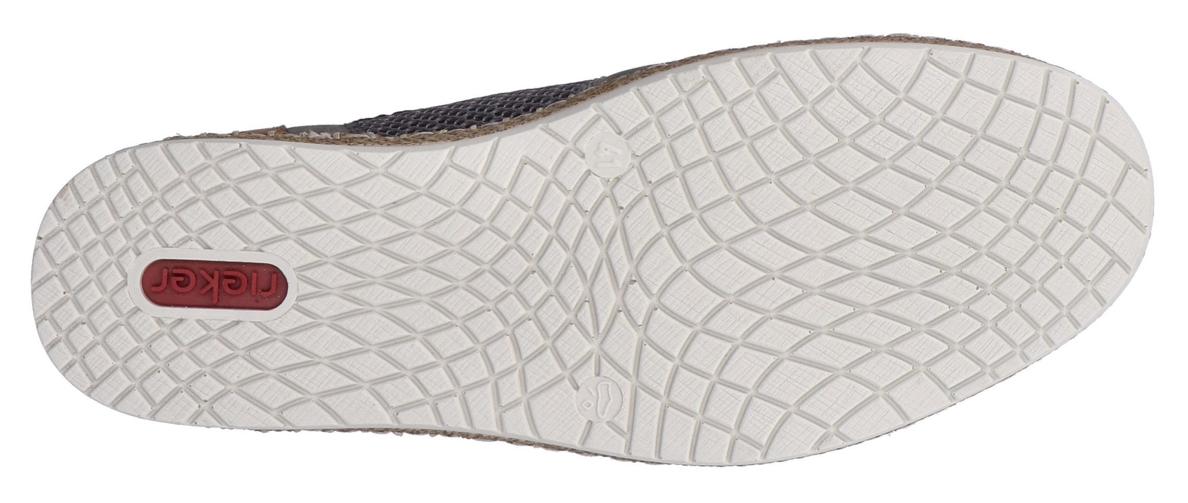 Rieker Slip-On Sneaker Schlupfschuh, Slipper, Freizeitschuh, elastischer Einstieg, Gummizug