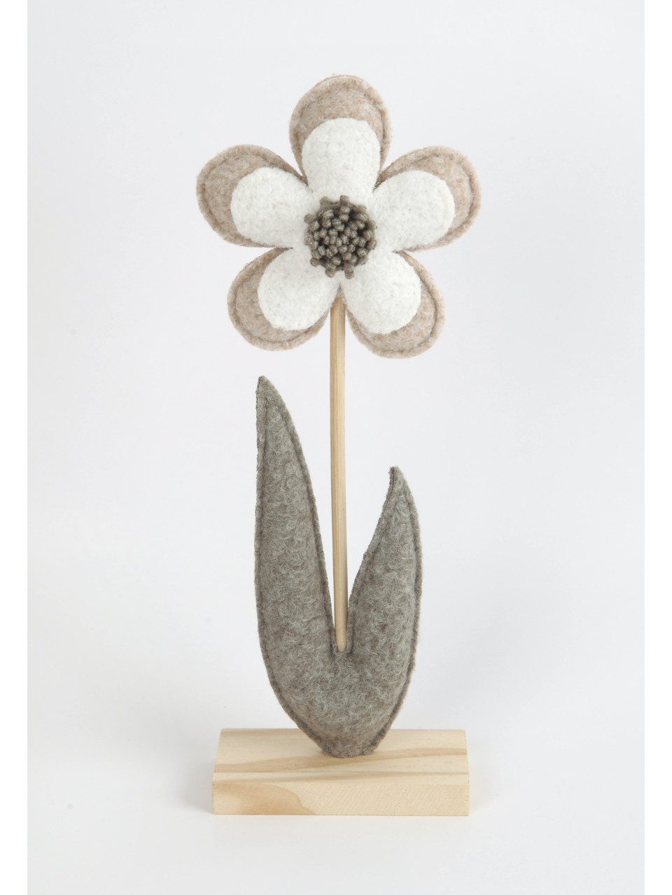 Dekoobjekt TrendLine Aufsteller Holz Blume 32 x 5 x 11 cm