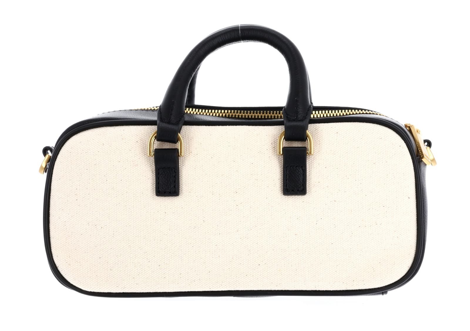 Ted Baker Handtasche Elongated Canvas Boxy Top Handle Bag, aus echtem Ziegenleder