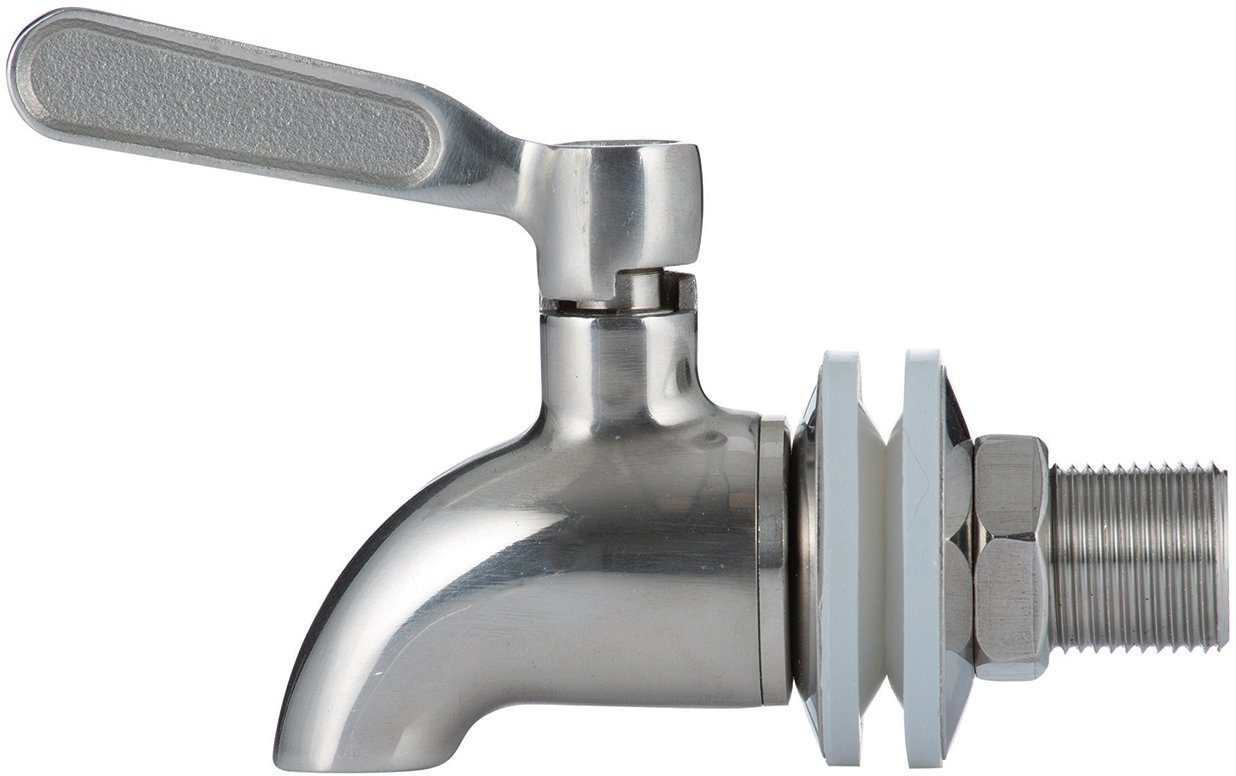 KILNER Zapfhahn, Edelstahl, hochwertig, leichtgängig