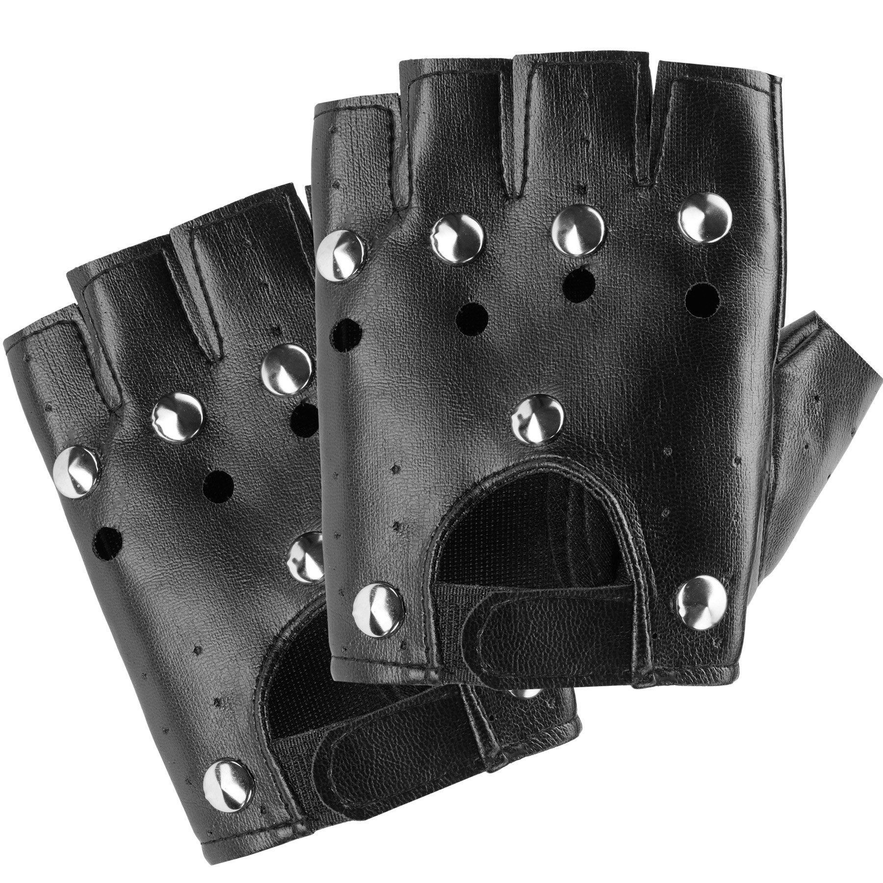 dressforfun Kostüm Accessoires-Set, Handschuhe in Lederoptik und passende A günstig online kaufen