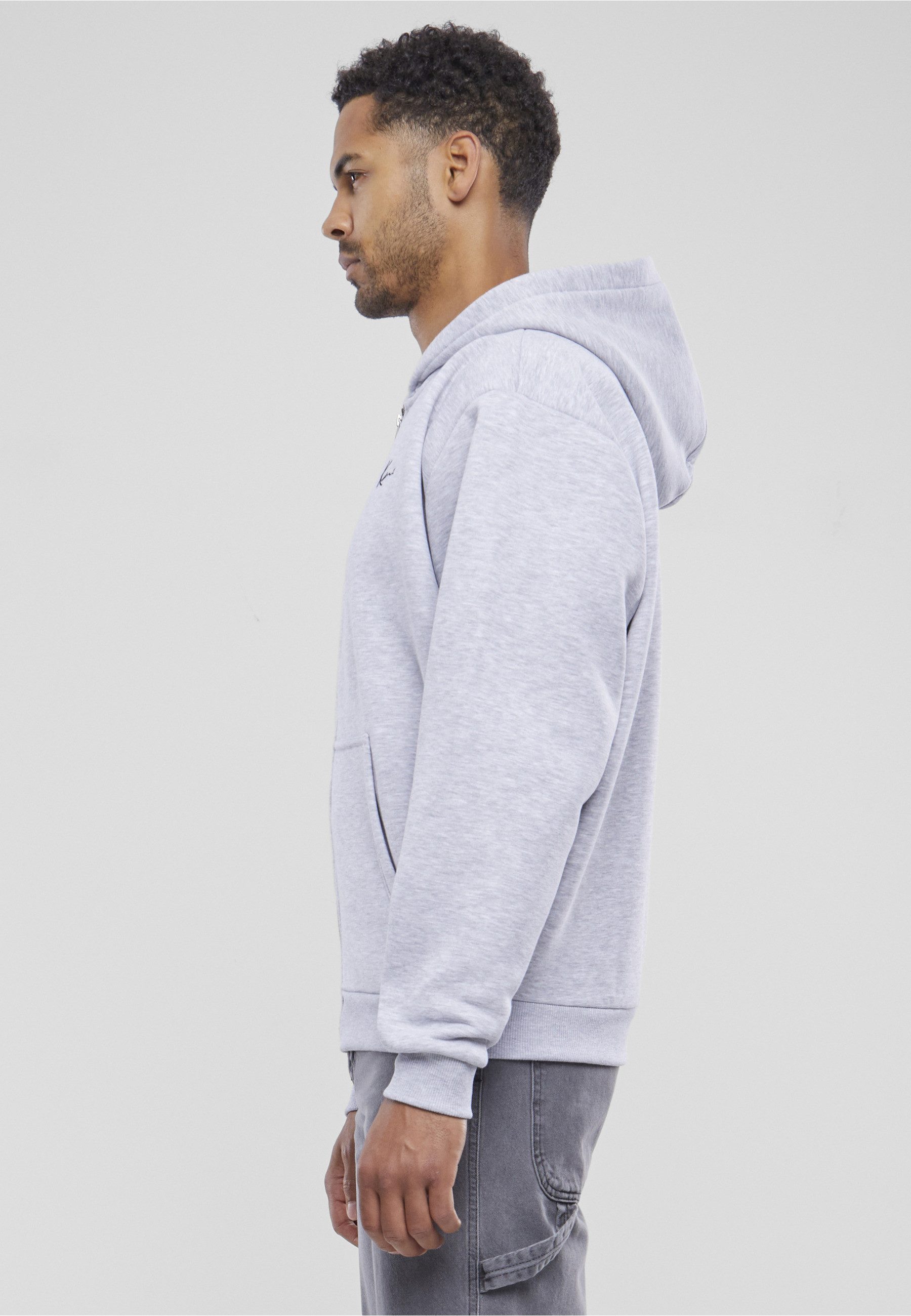 Karl Kani Outdoorjacke Karl Kani Herren Chest Signature Essential Zip Cardigan (1-St)