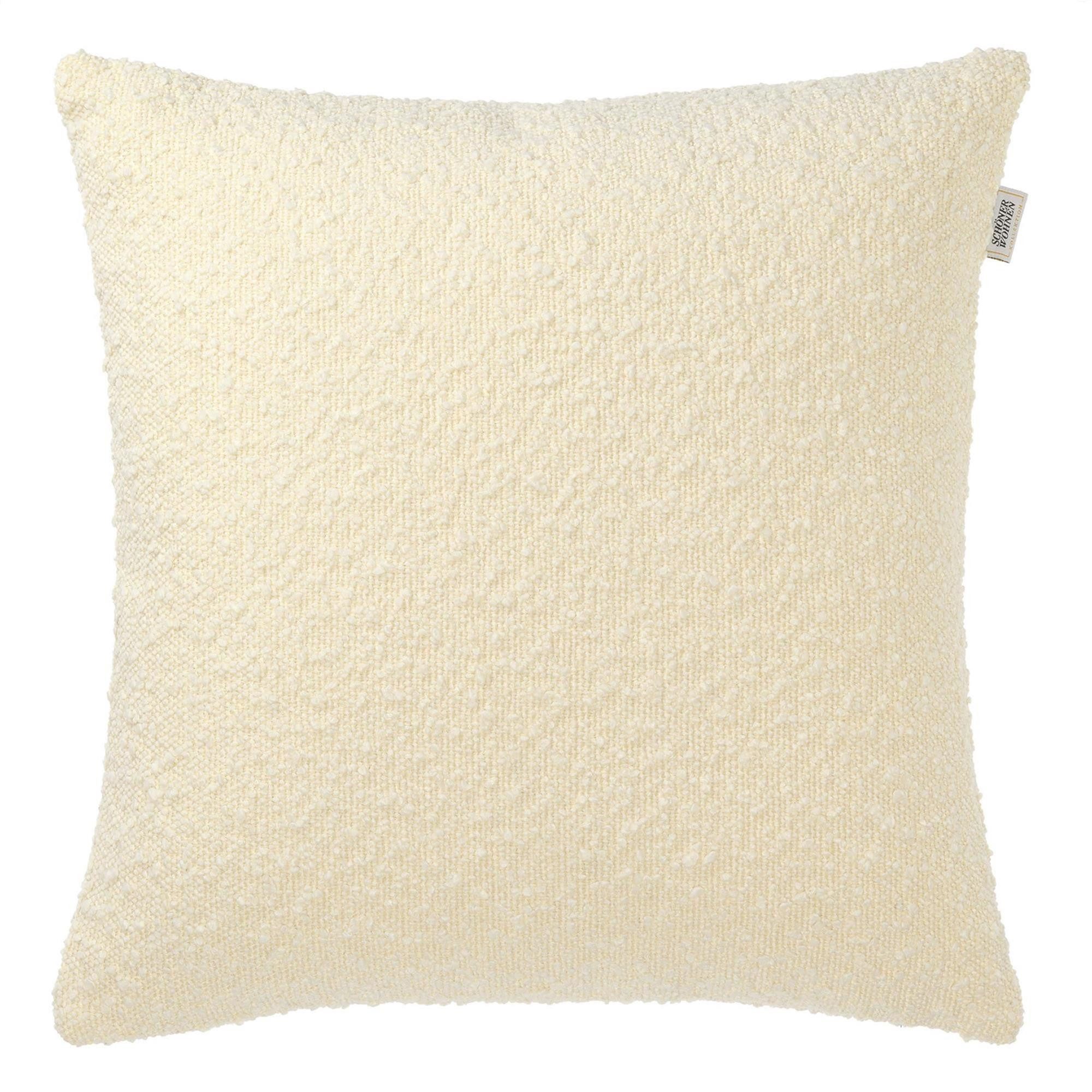 SCHÖNER WOHNEN-Kollektion Подушкиhülle BAY Zierkissenhülle ohne Füllung, (1 Stück), 43 x 43 cm in Offwhite