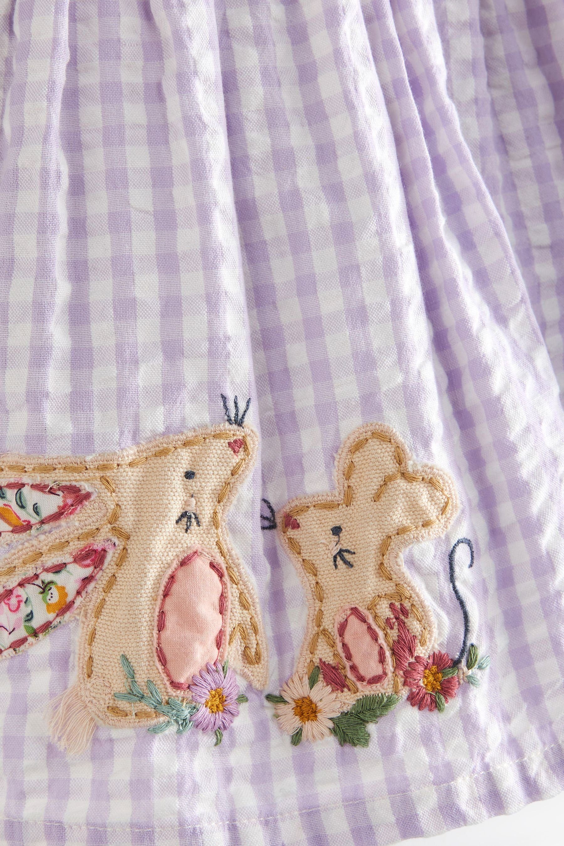 Kinder Mädchen (Gr. 50 - 92) Next Karokleid Rüschenkleid mit Vichykaros (2-tlg)