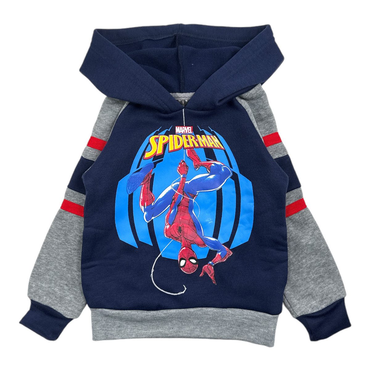 Spiderman Hoodie SPIDERMAN Jungen Kapuzensweatshirt Hoodie 2 3 4 5 6 8 Jahre